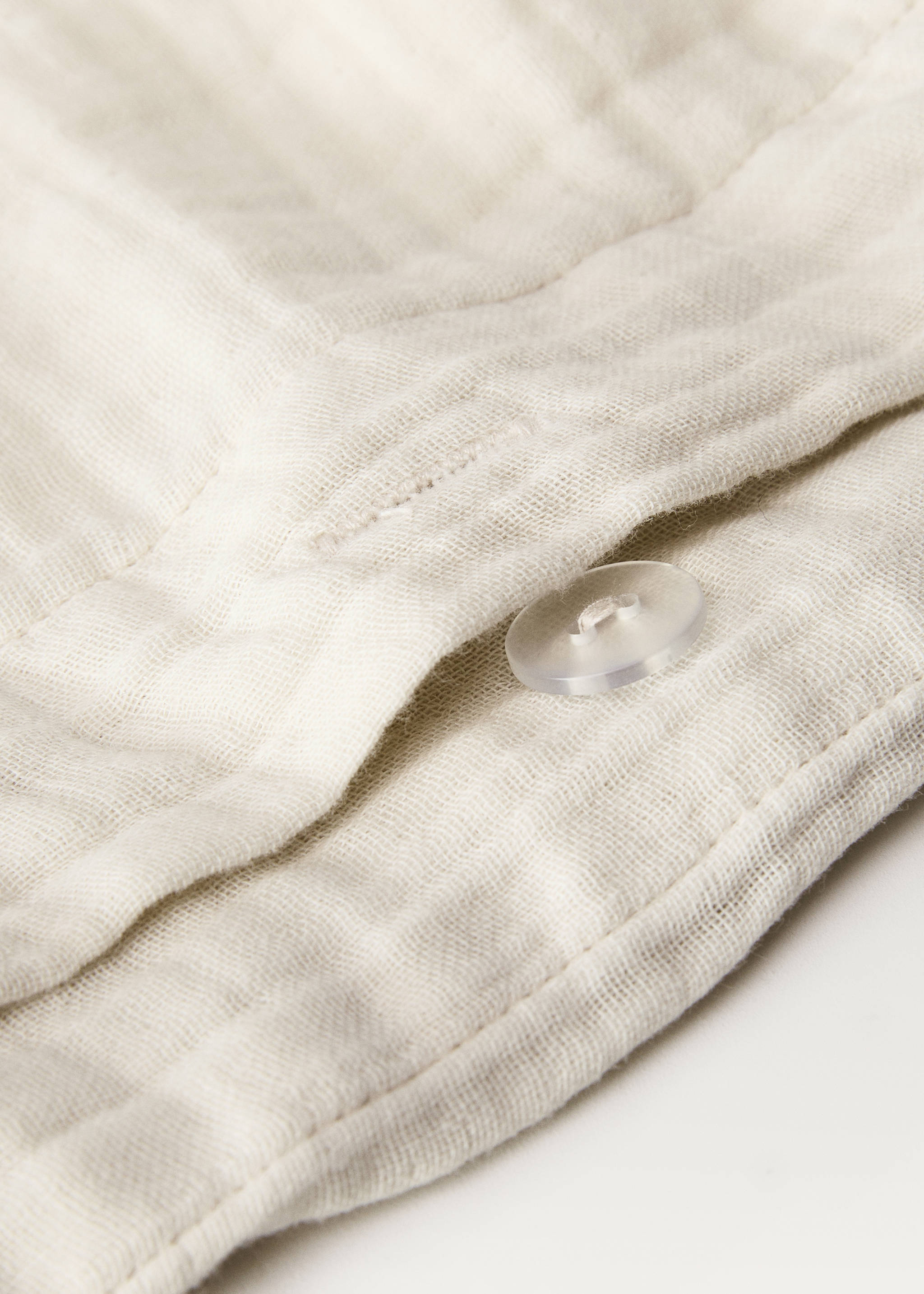 Gauze cotton duvet cover Superking bed - Details of the article 2