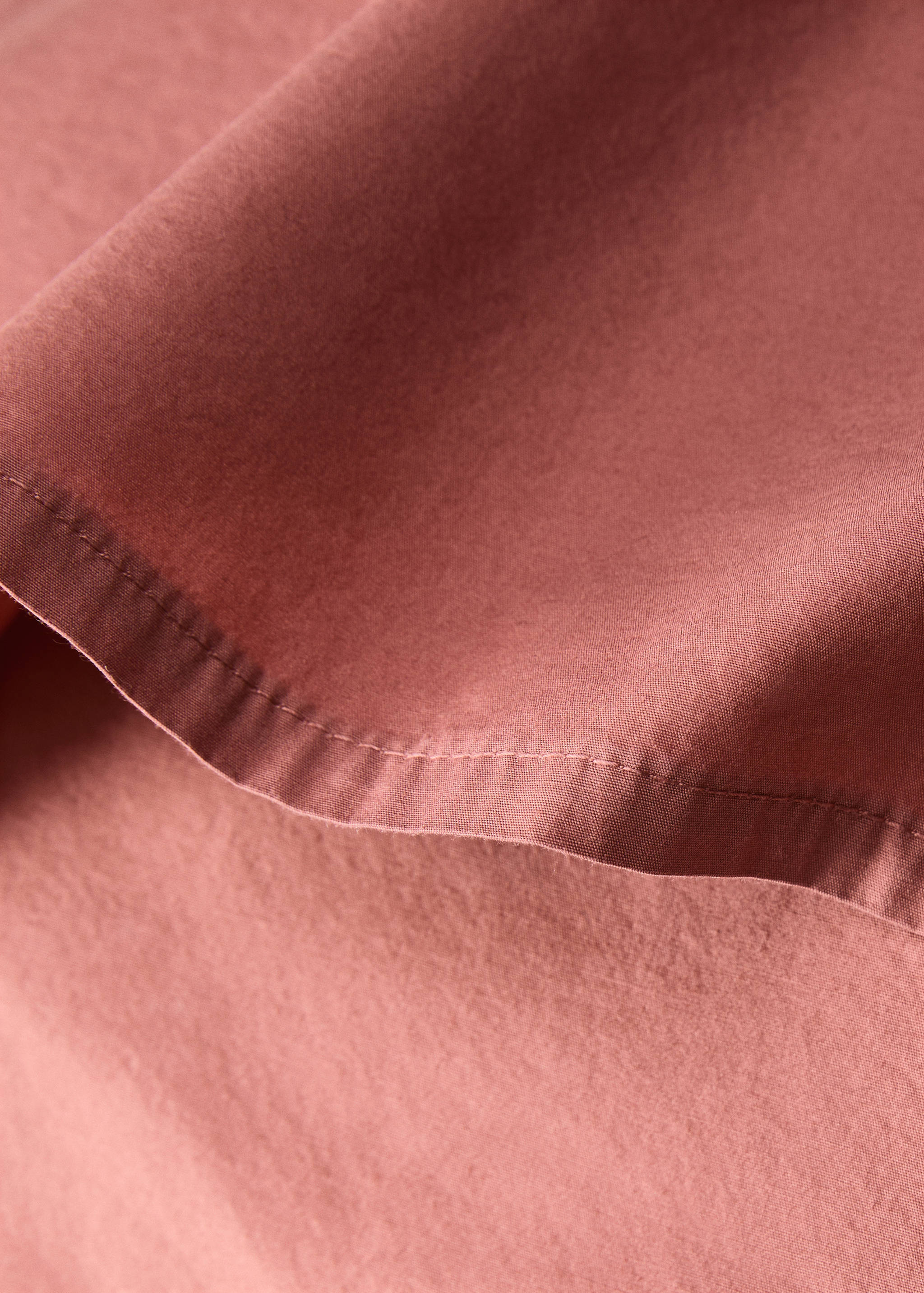 Δύο μαξιλαροθήκες από βαμβάκι και ποπλίνα με διπλό γαζί 50x75 εκ - Λεπτομέρεια του προϊόντος 1