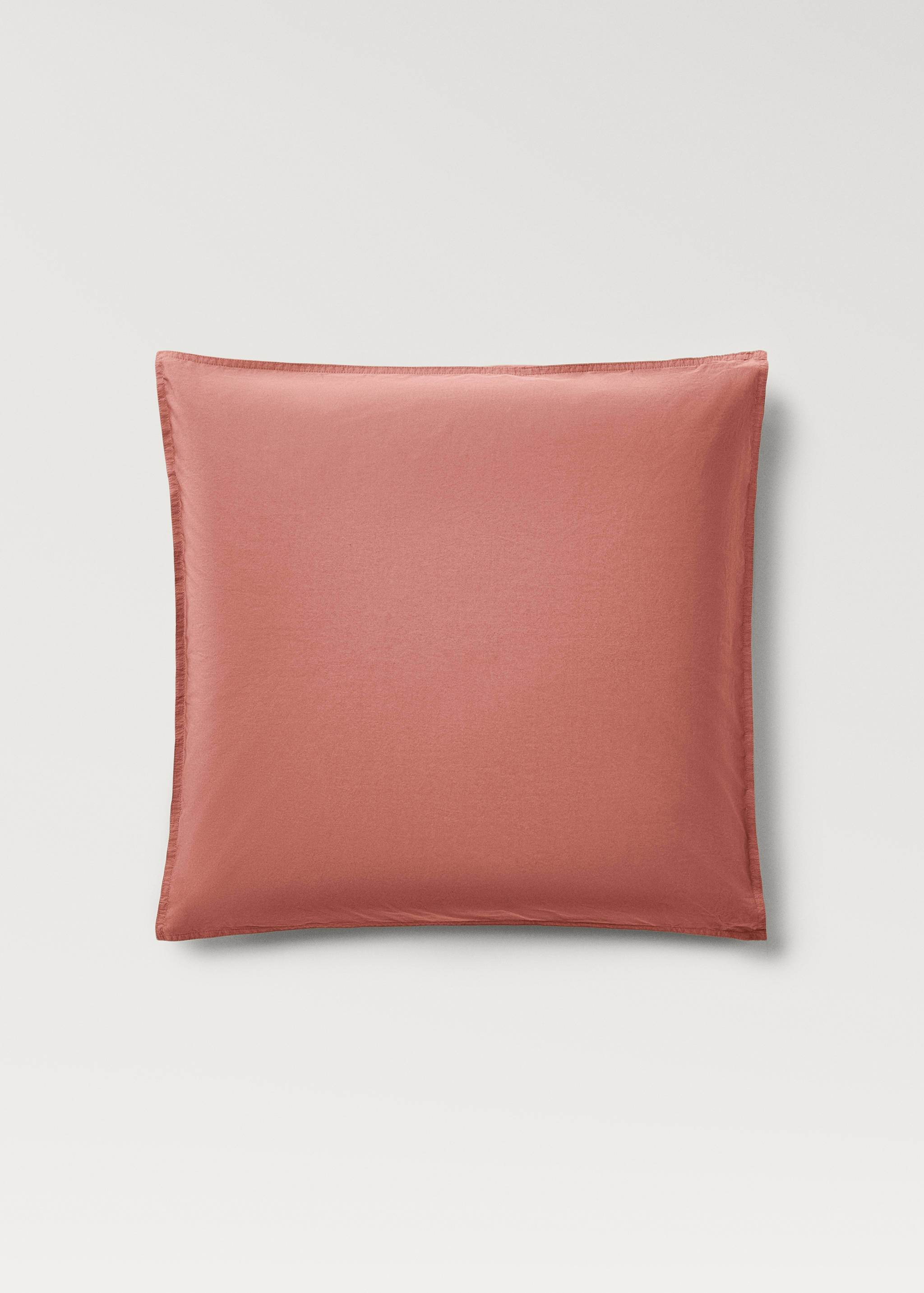 Zwei Kopfkissenbezüge aus Baumwollpopeline mit doppelter Steppnaht, 60 x 60 cm - Artikel ohne Model