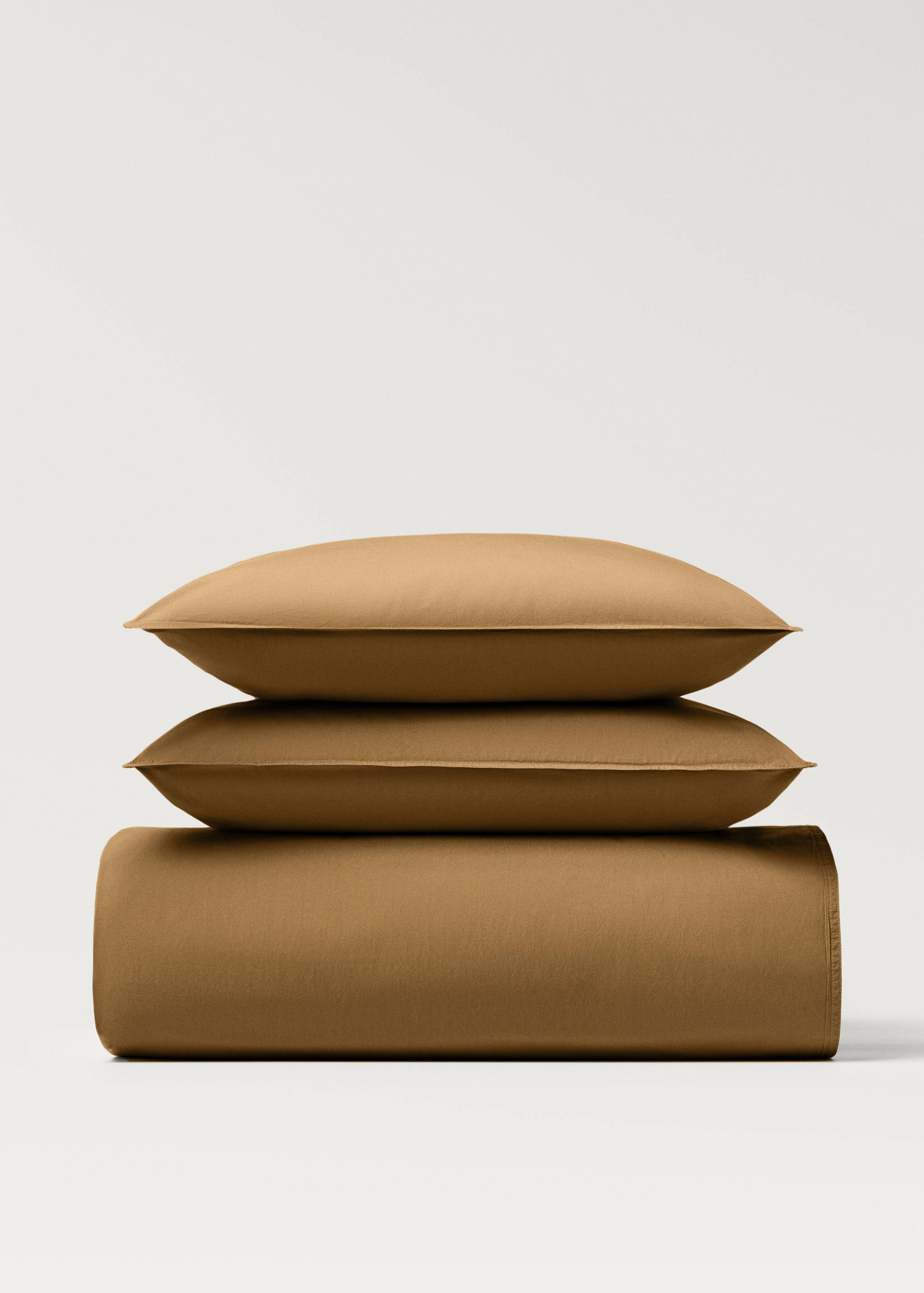 Παπλωματοθήκη από βαμβακερή ποπλίνα με διπλό γαζί για κρεβάτι 90 εκ - Προϊόν χωρίς μοντέλο