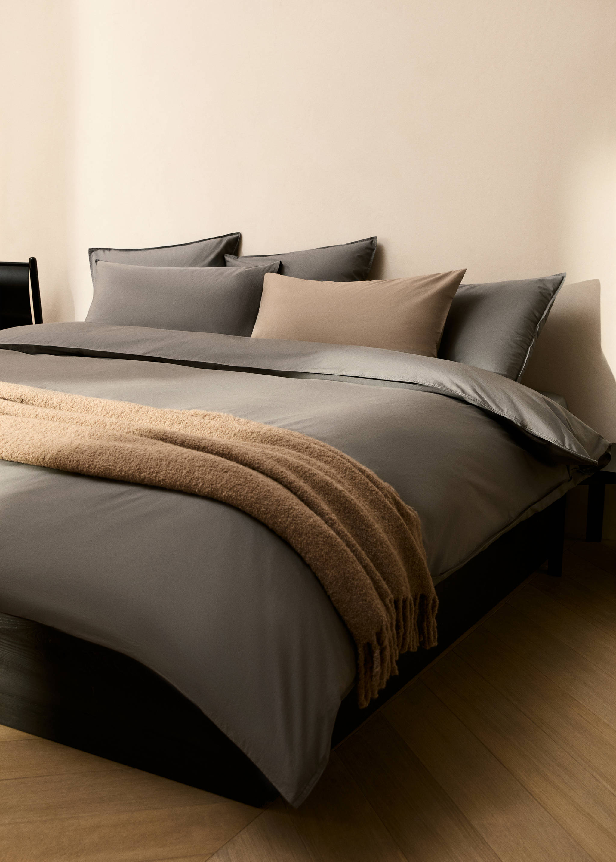 Povlak na přikrývku bavlněný popelín s dvojitým prošitím, na postel 90 cm - Celkový náhled