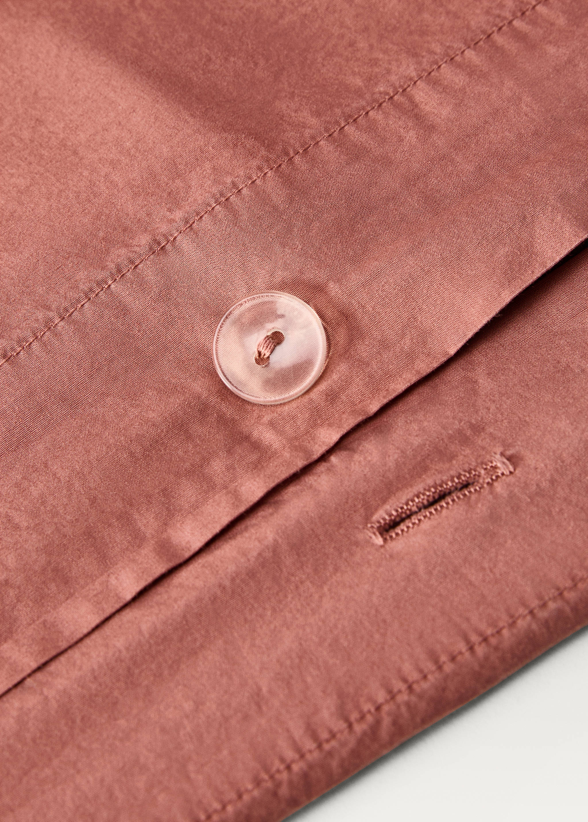 Funda nórdica algodón popelín doble pespunte cama 135/140 cm - Detalle del artículo 2