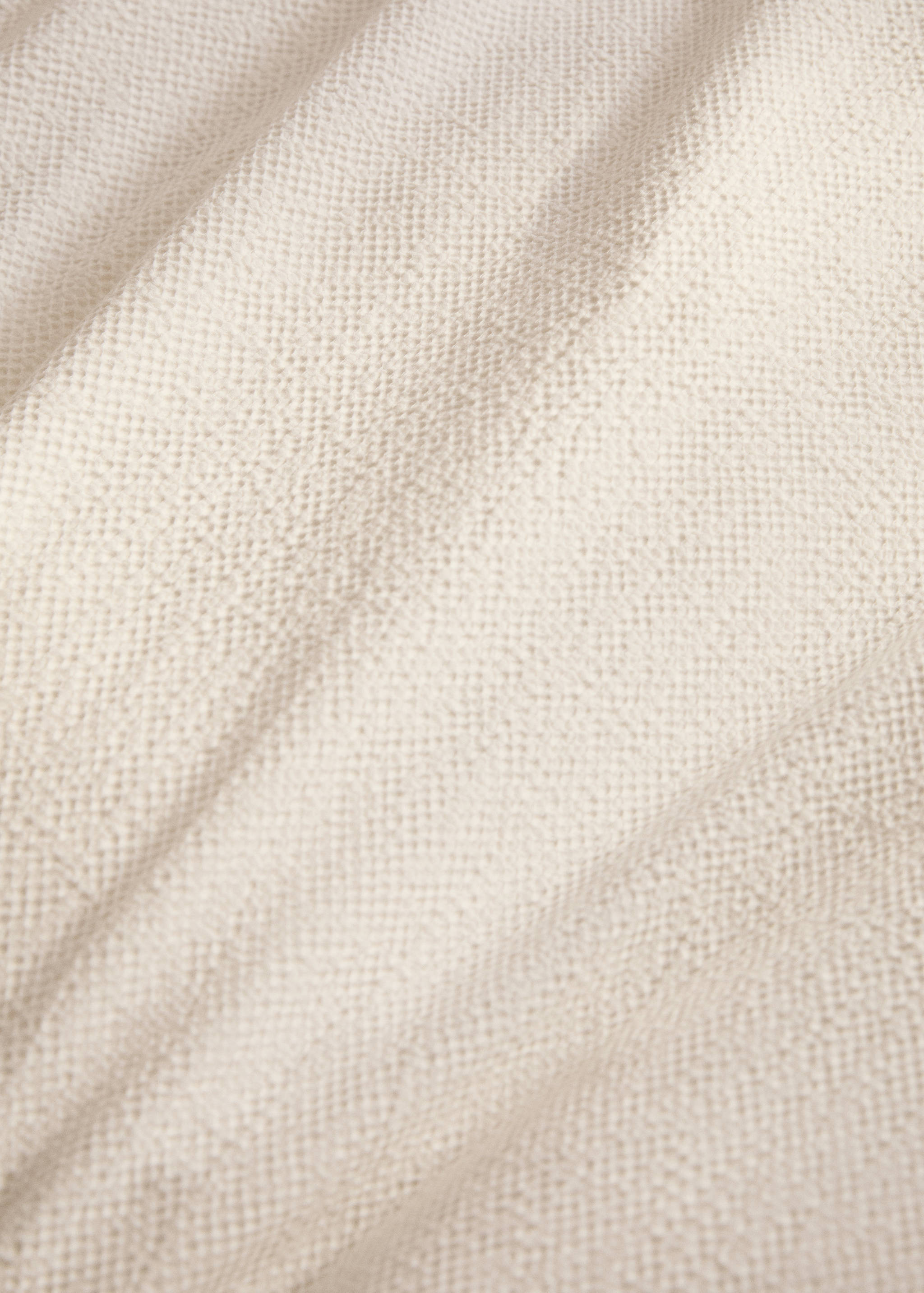 Percale cotton textured duvet cover Single bed - Panoramic plane