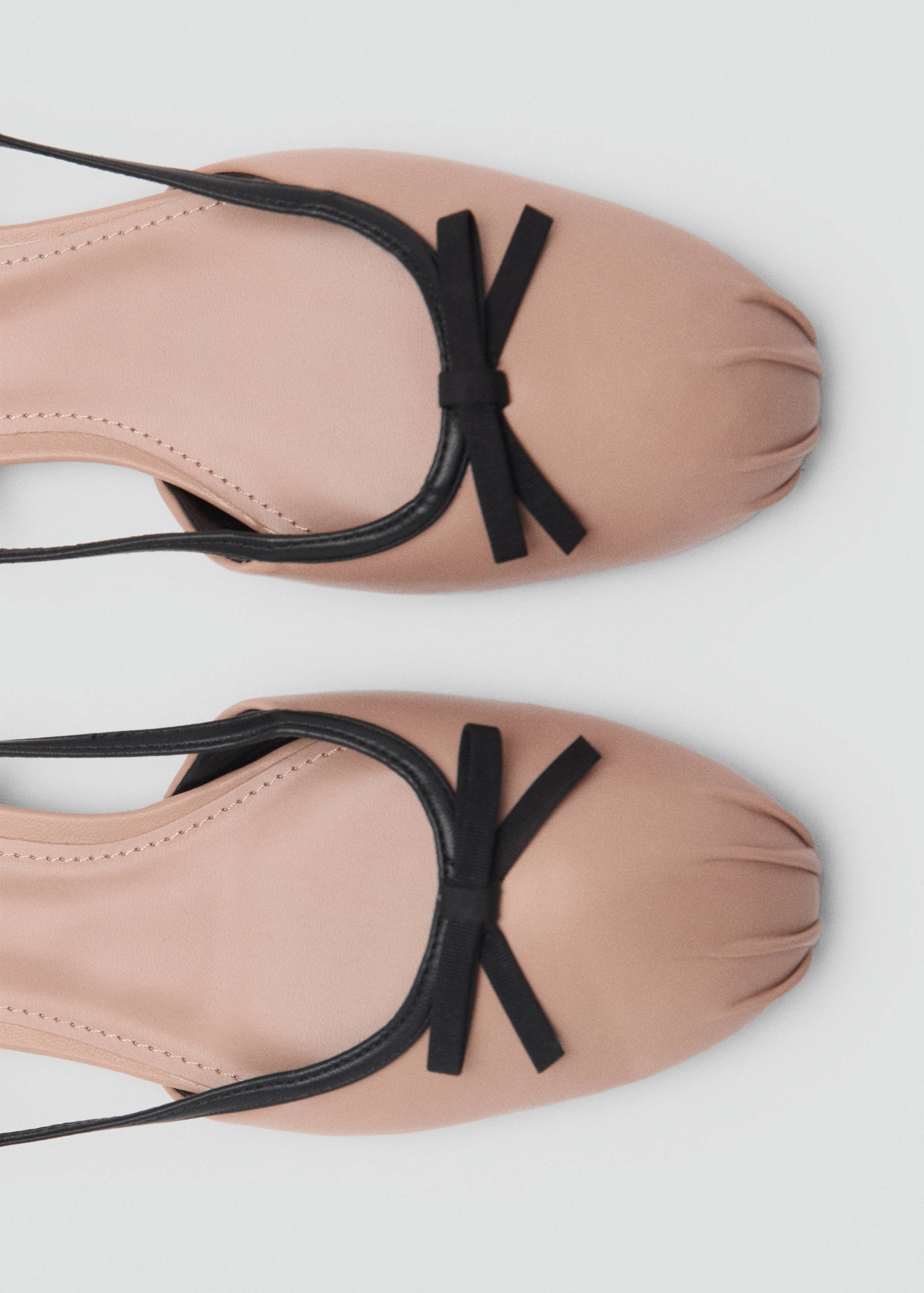 Ballet flats with decorative bow tie - Details of the article 2