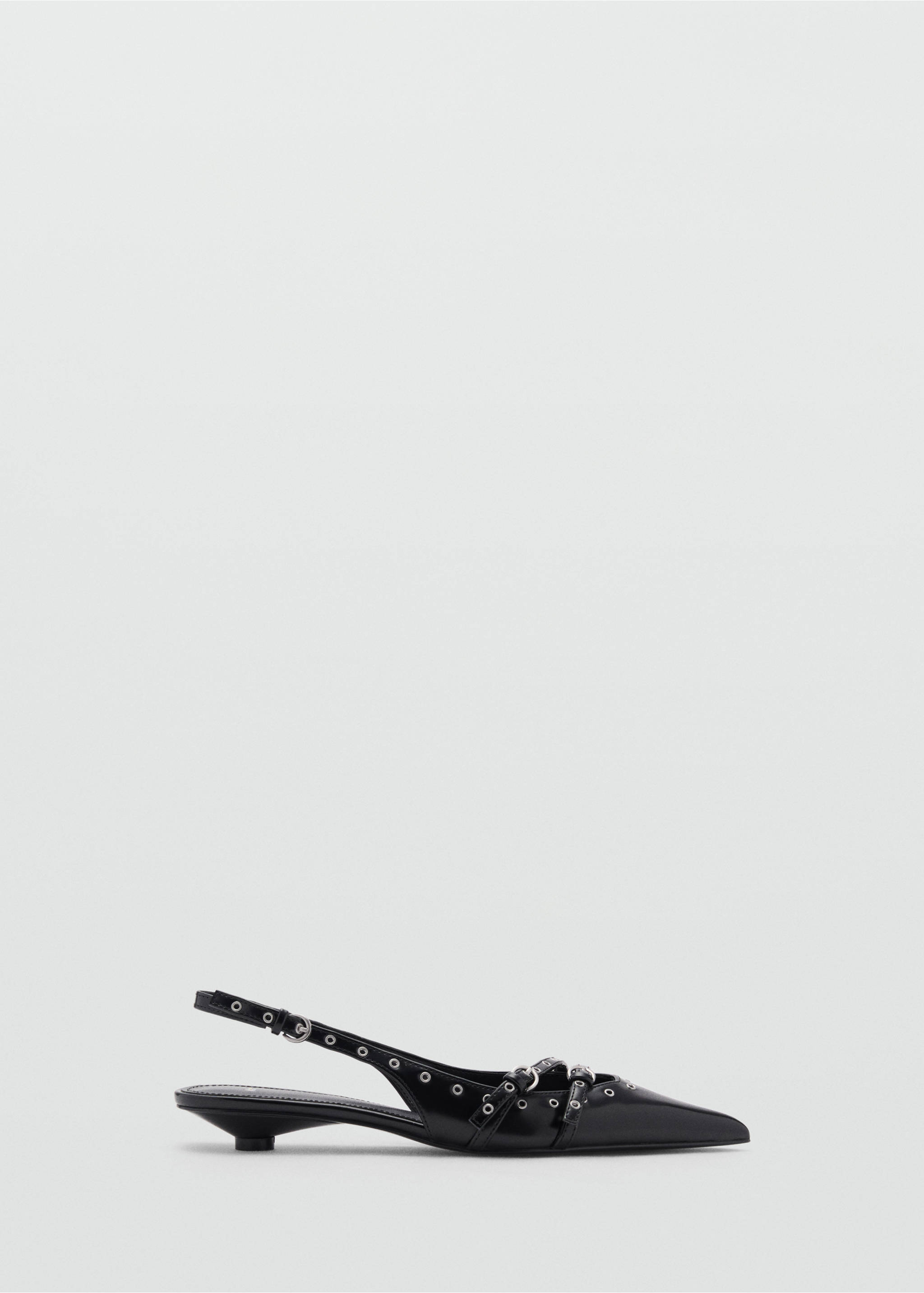 Die-cut kitten shoes - Article without model, Black. Ref: 87013274-00.