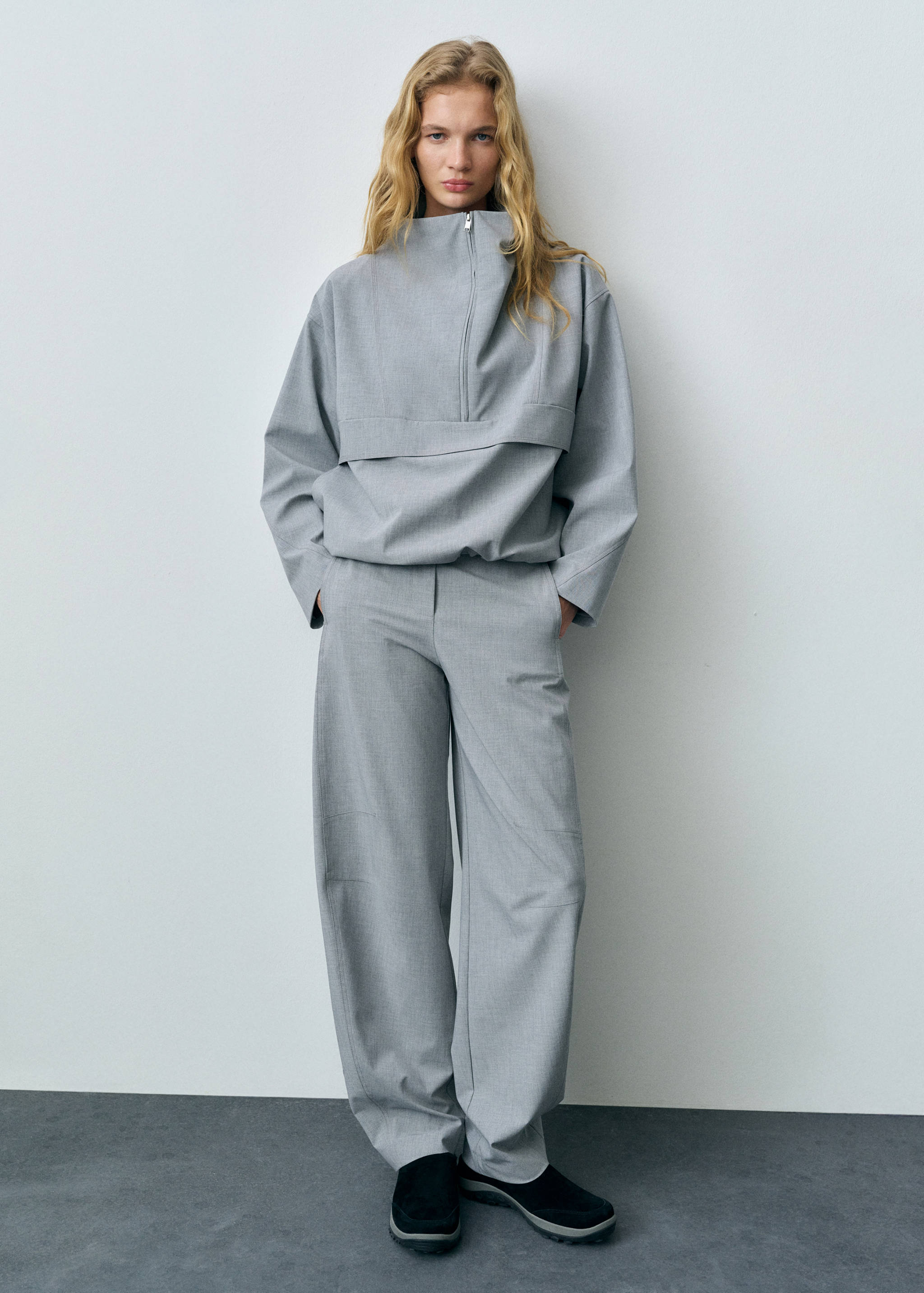 Leder-Clogs mit Tracksohle - Allgemeine Ansicht