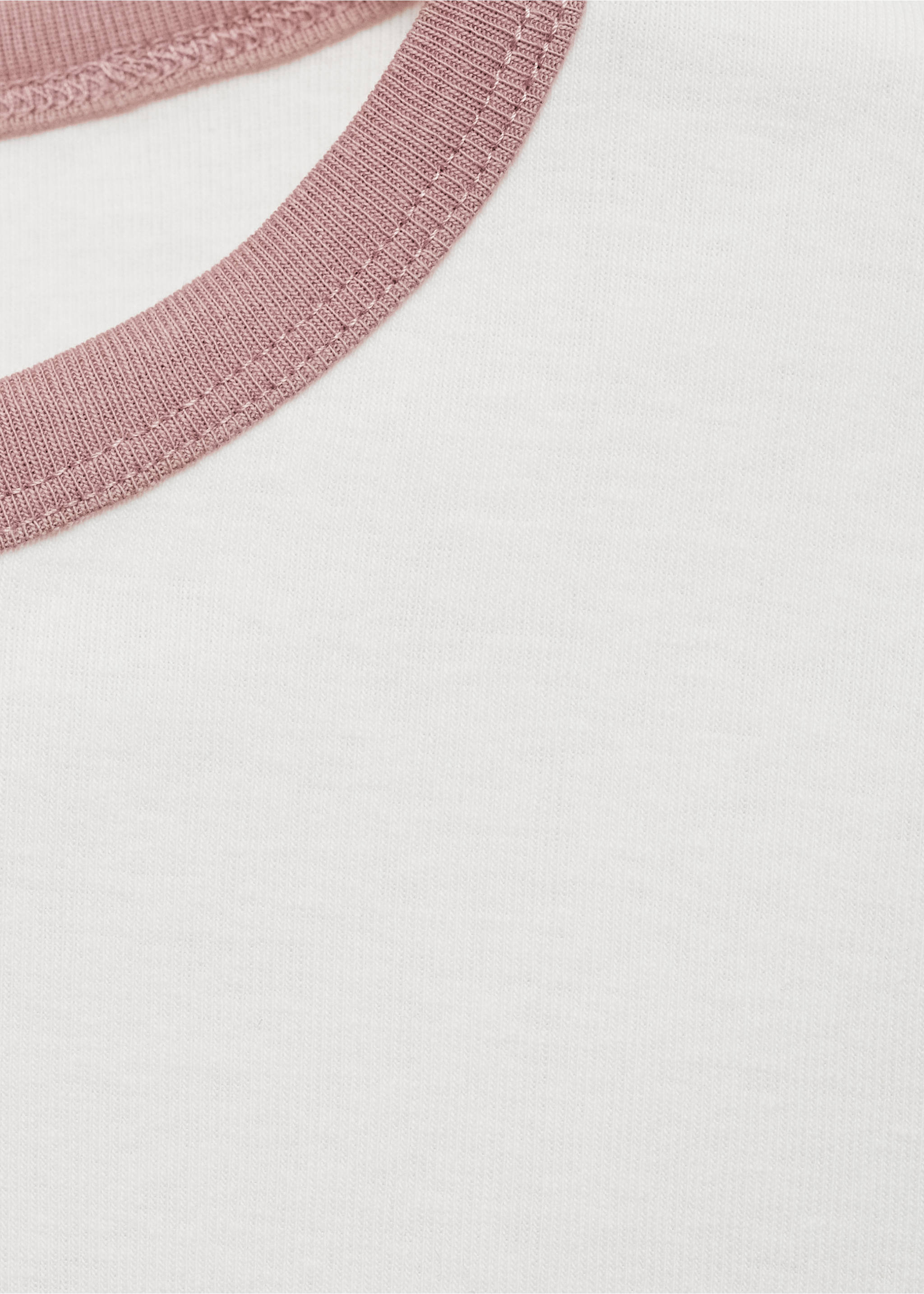 Message crop T-shirt - Details of the article 0, Off White. Ref: 87013278-00.