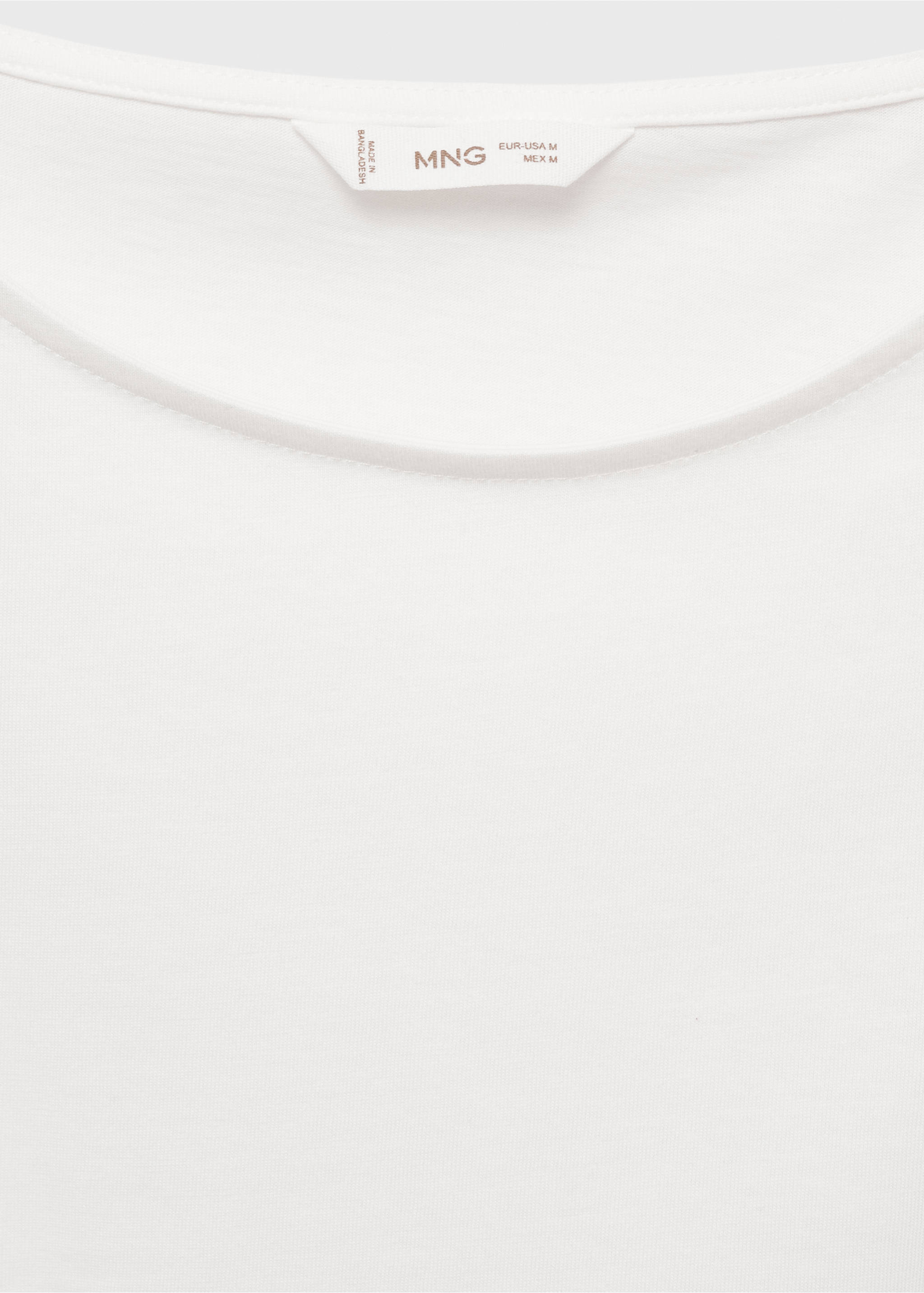 Cut-out t-shirt - Details of the article 0, Off White. Ref: 87013280-00.