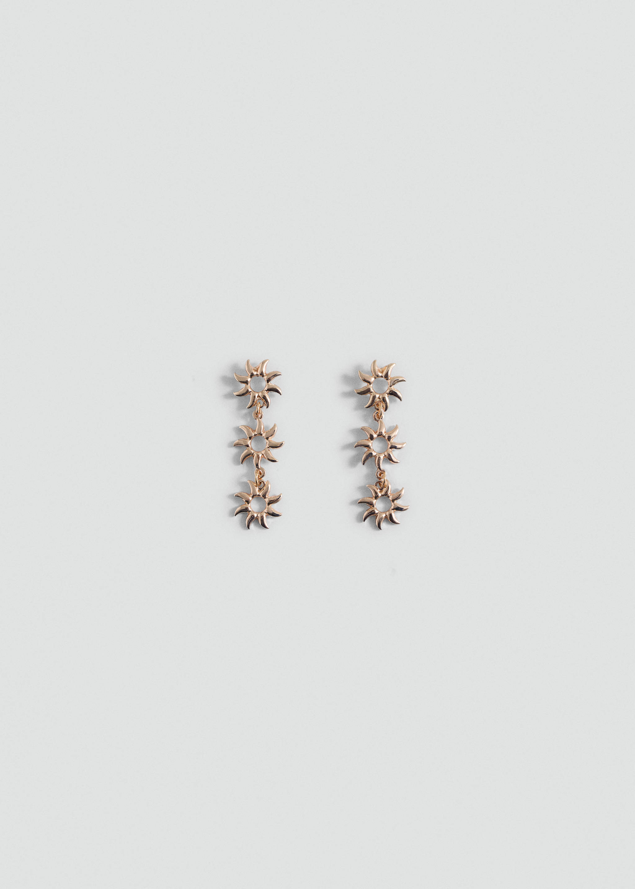 Long sun earrings - Article without model