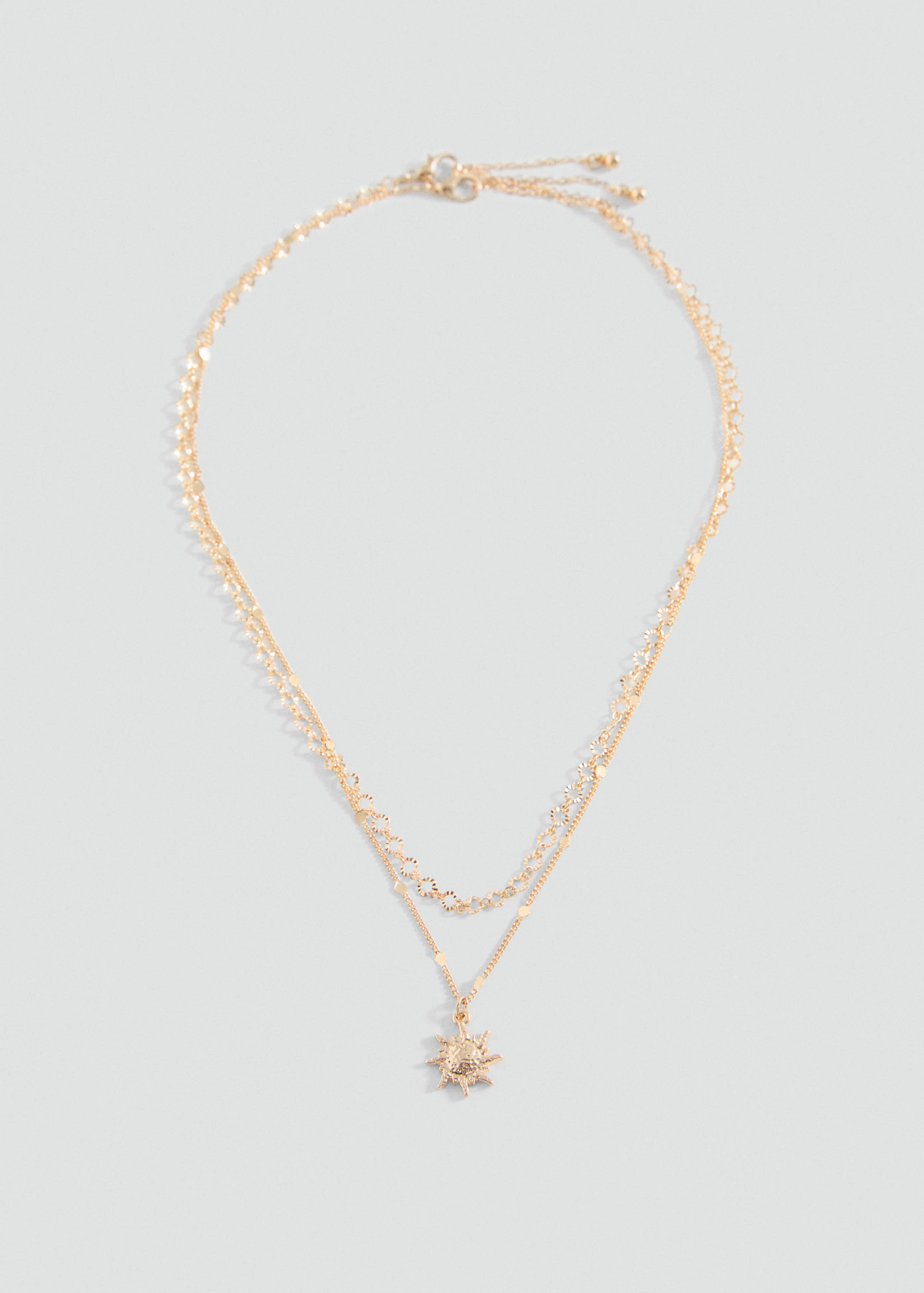 Double chain necklace - Article without model