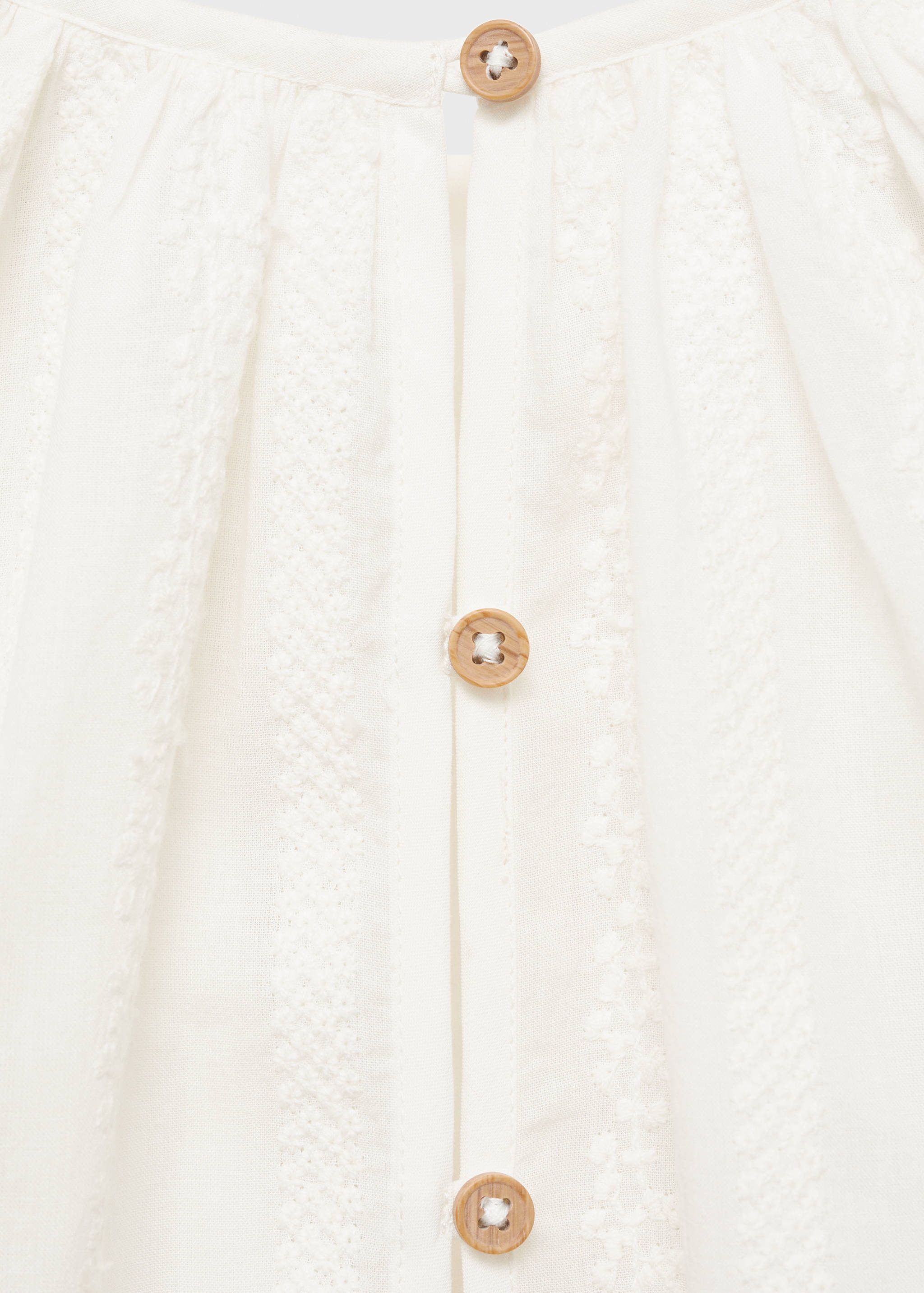 Cotton blouse with embroidered details - Details of the article 8