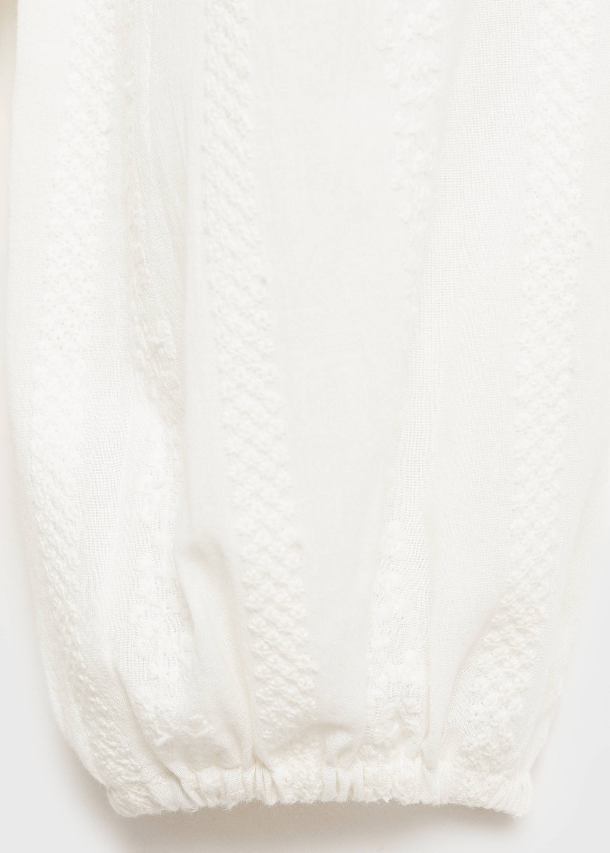 Cotton blouse with embroidered details - Details of the article 0