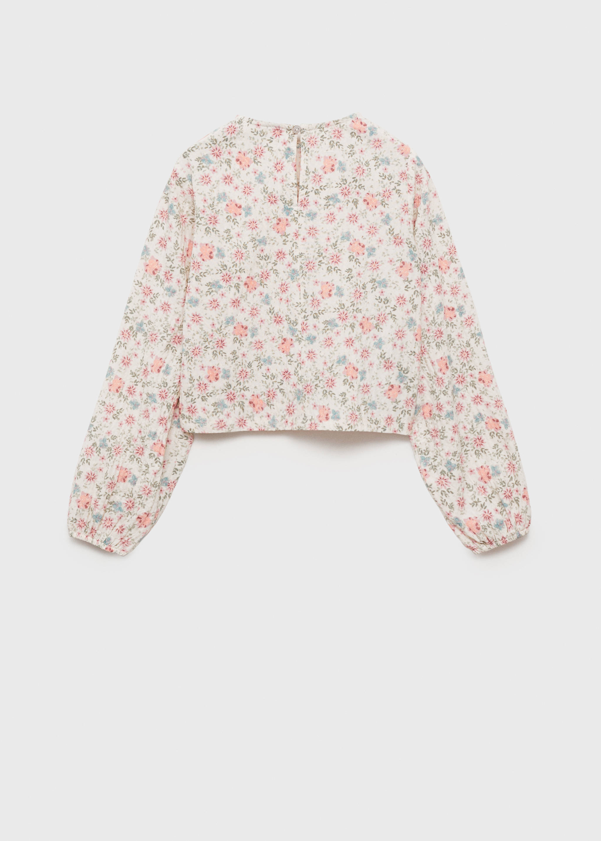 Floral print blouse - Reverse of the article