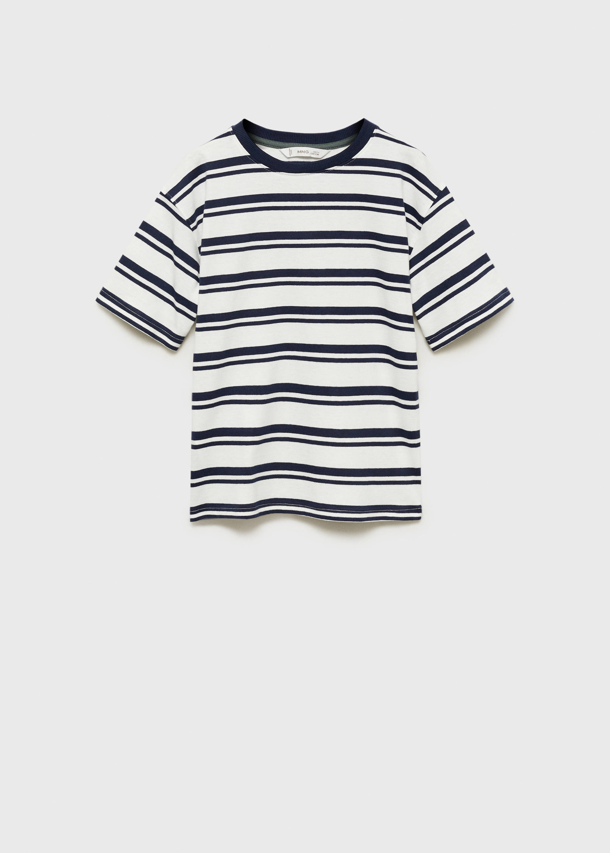 T-shirt coton à rayures - Article sans modèle