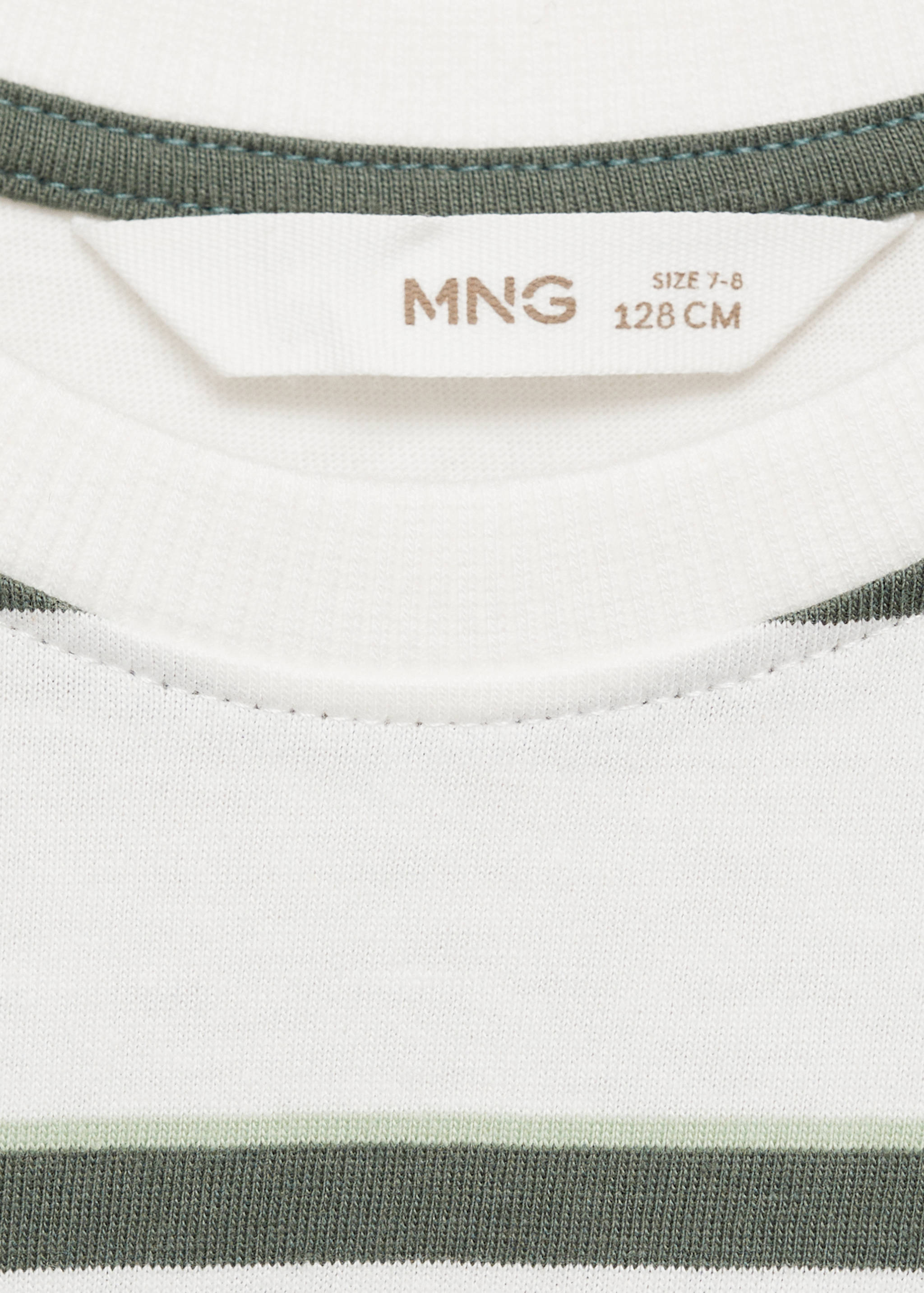 Camiseta manga corta rayas - Detalle del artículo 8