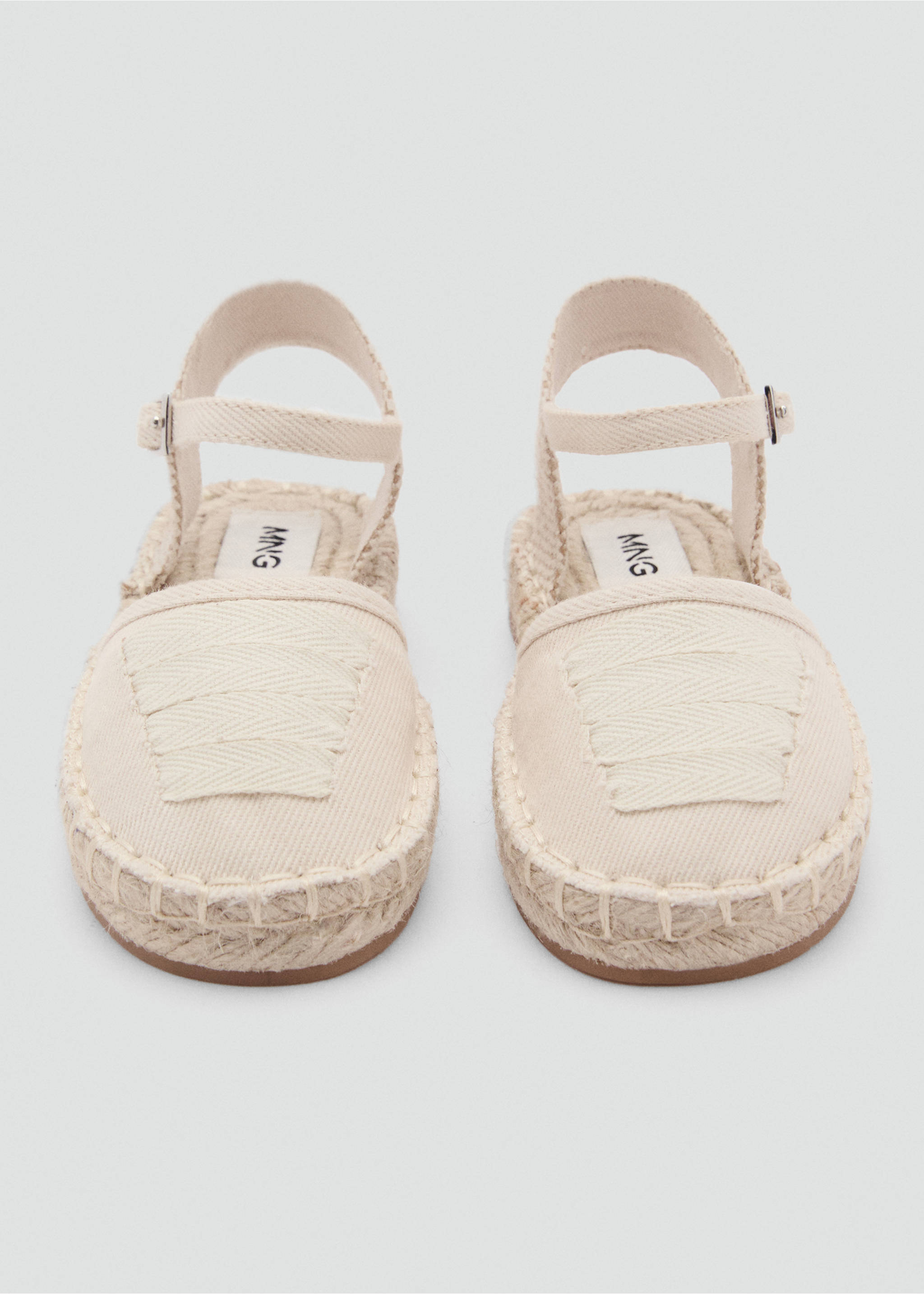 Alpargata cierre hebilla - Detalle del artículo 1, Arena. Ref: 87013656-00.