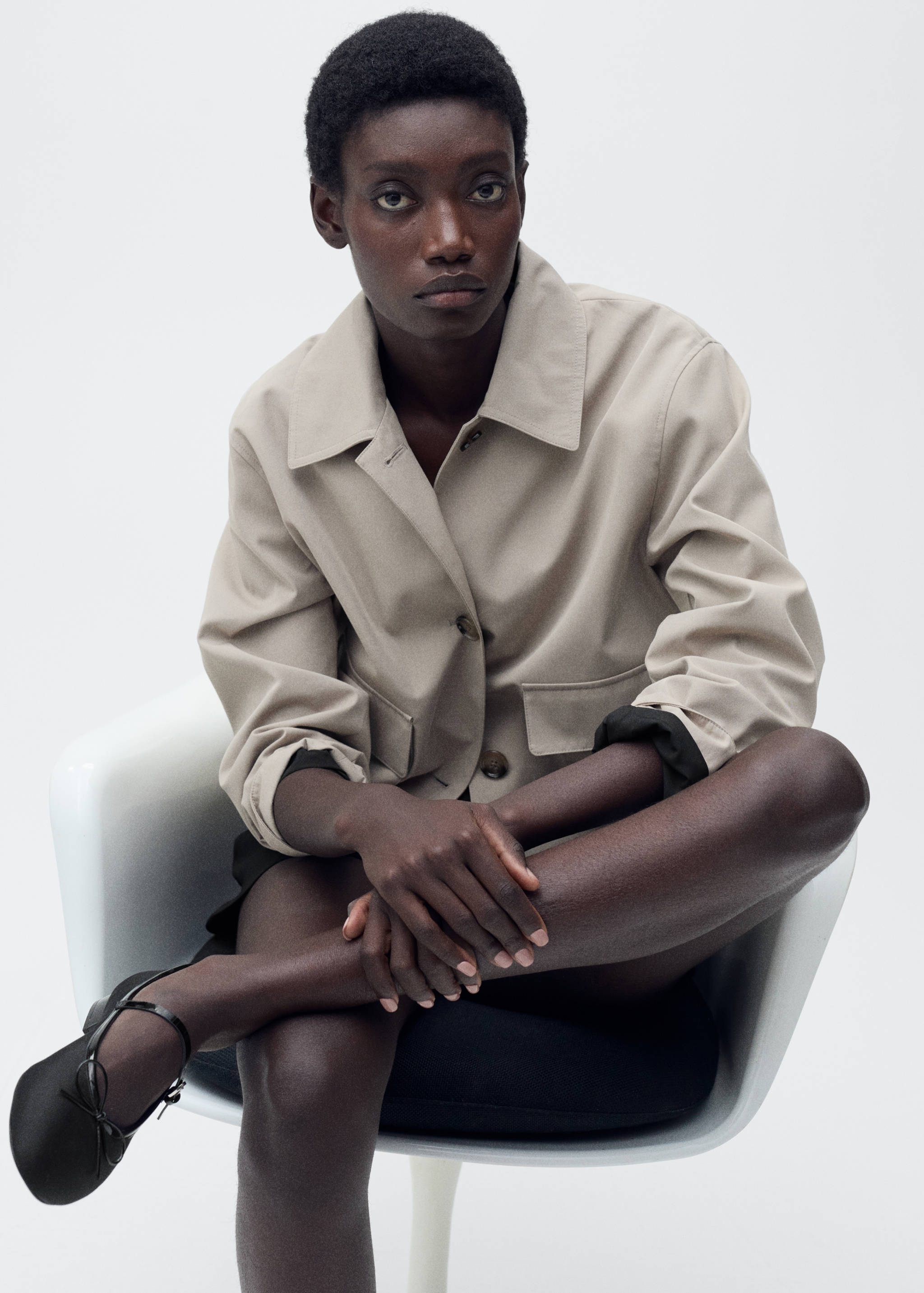 Ballerinas with strip and bow detail - General plane