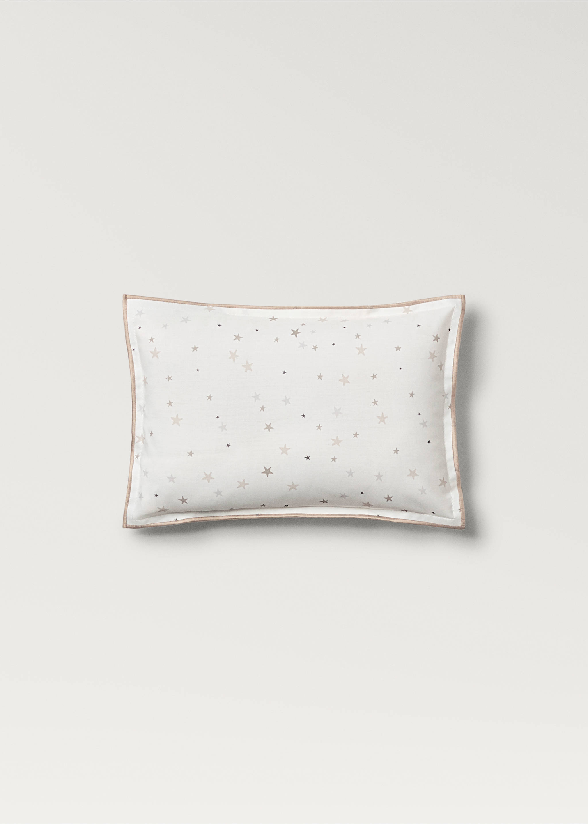 Fodera cuscino per bambini con stampa stelle 30x20 cm - Articolo senza modello, Grigio chiaro/pastello. Ref: 87013658-00.