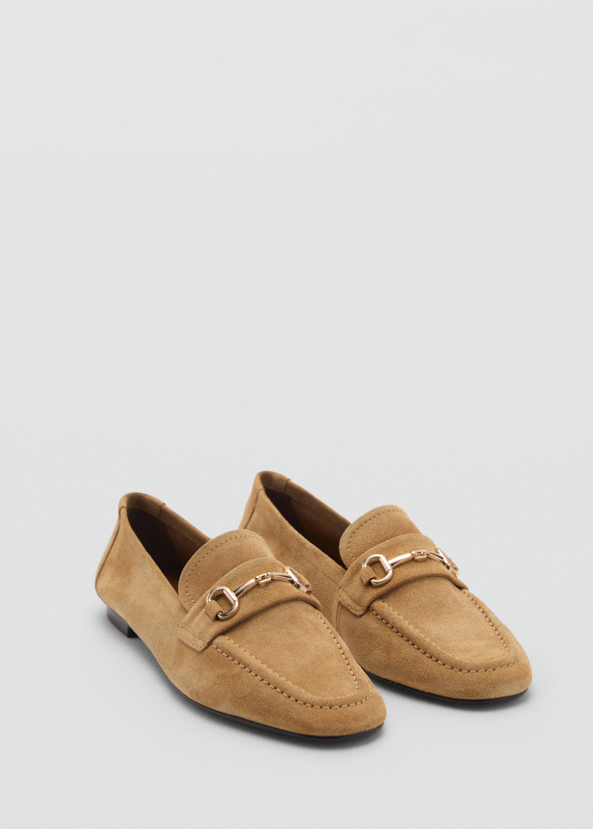 Buckle leather moccasins - Medium plane