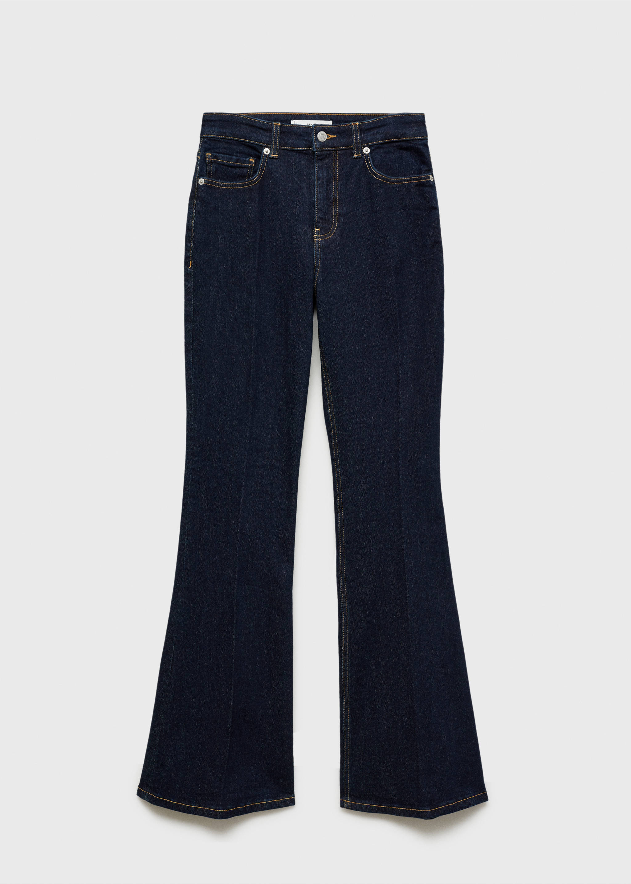 Jean flare taille normale rinse wash - Article sans modèle, Bleu. Ref: 87014074-00.