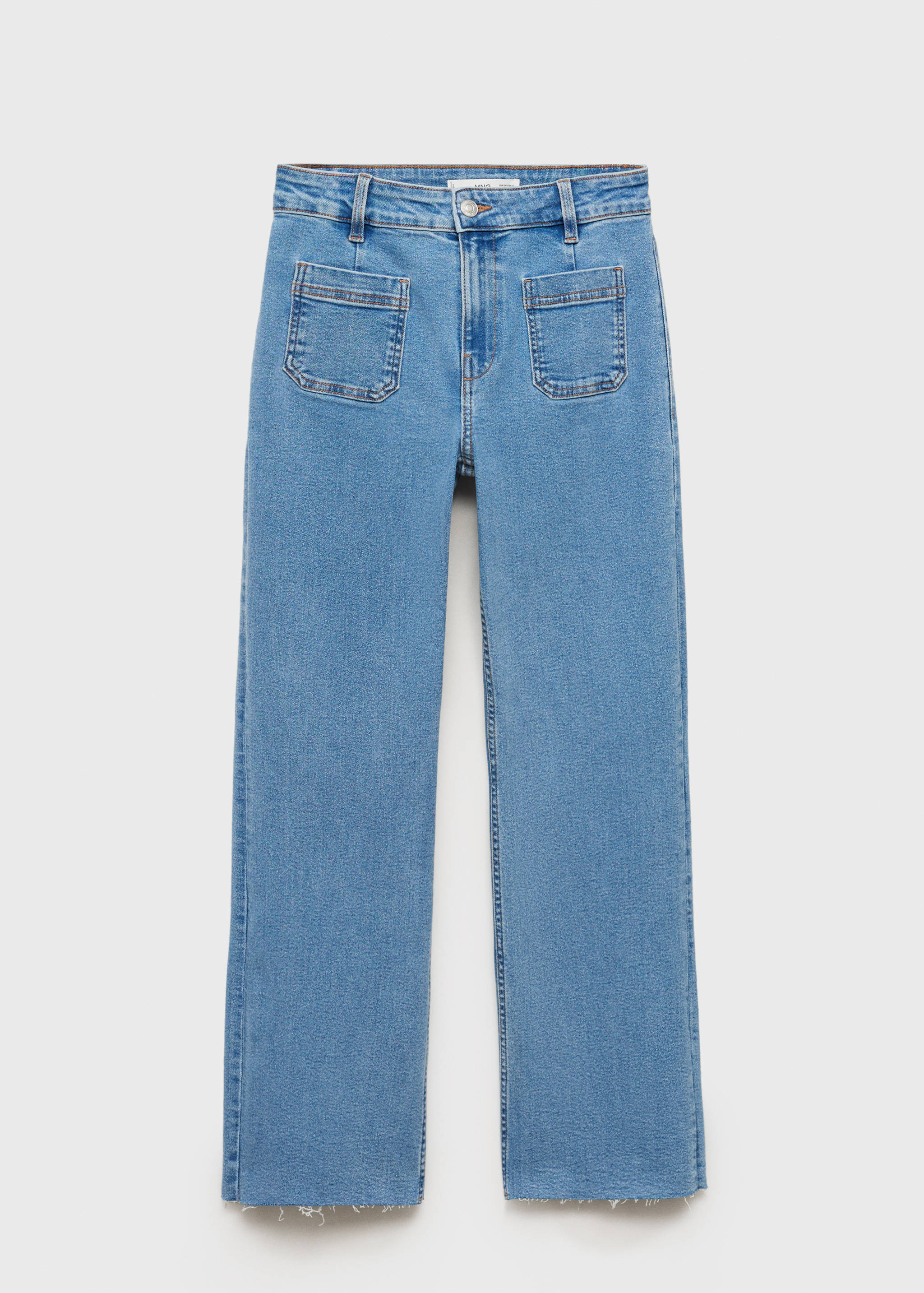 Flared-Jeans mit Taschen in Cropped-Länge - Artikel ohne Model