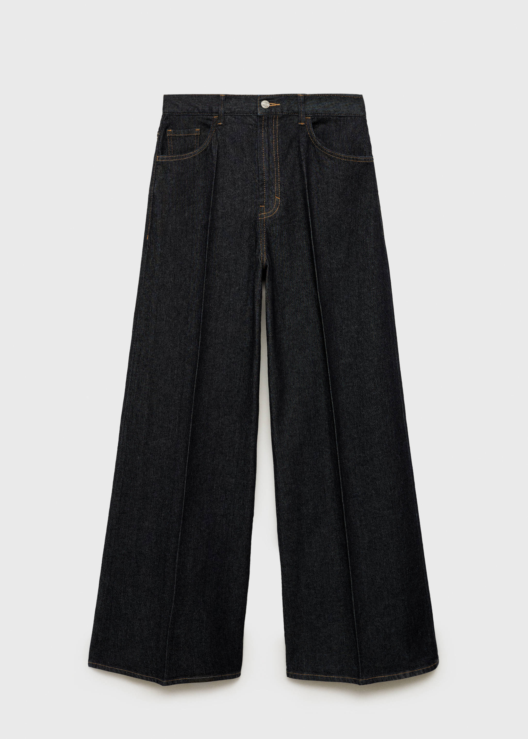 High-rise wide leg rinse-wash jeans - Article without model