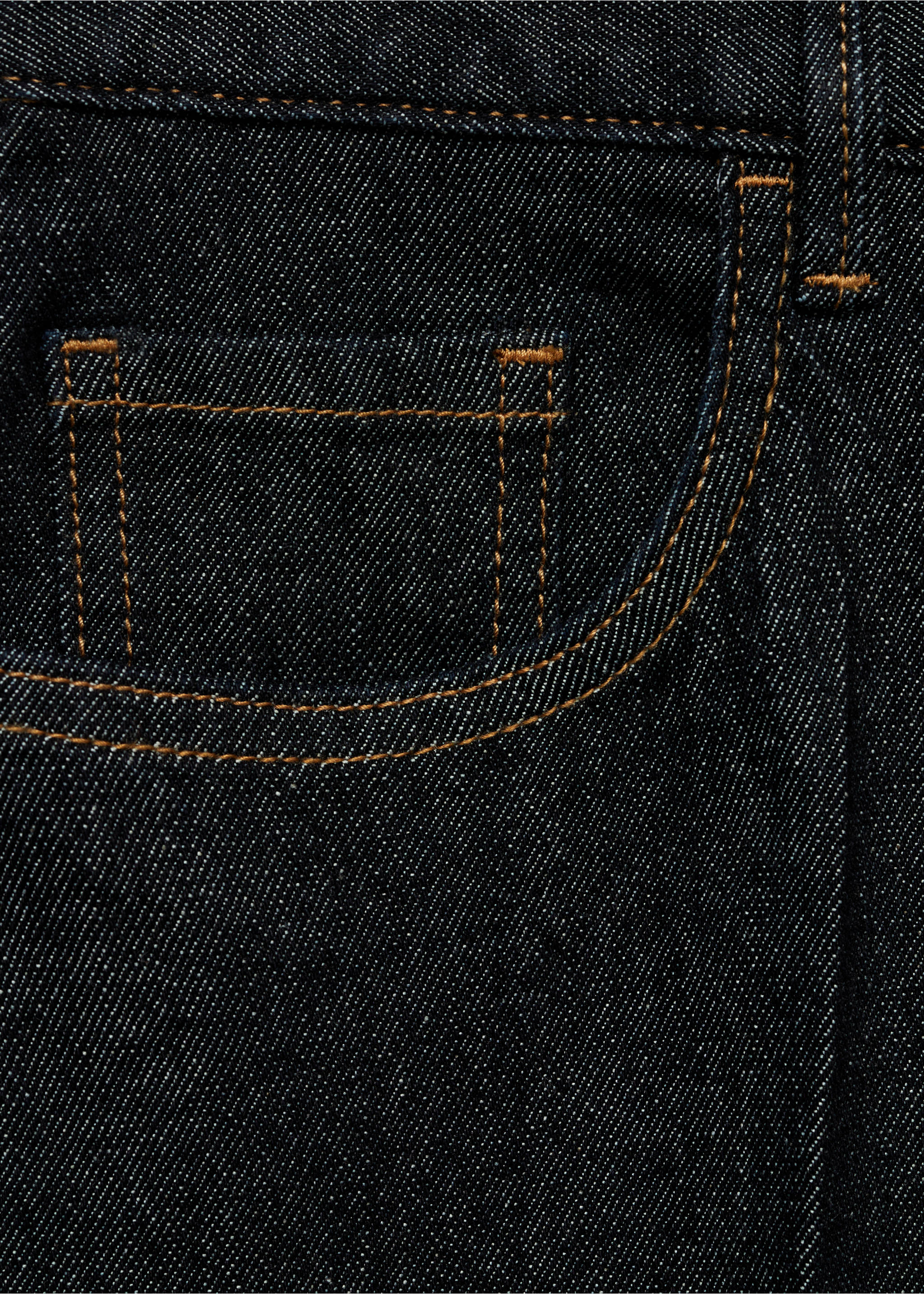 High-rise wide leg rinse-wash jeans - Details of the article 8, Open Blue. Ref: 87014079-00.