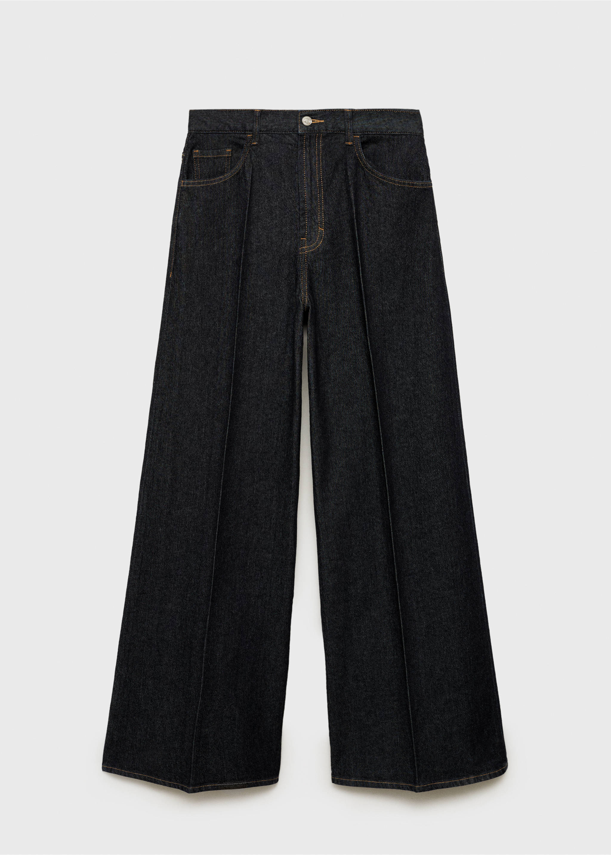 High-rise wide leg rinse-wash jeans - Article without model, Open Blue. Ref: 87014079-00.