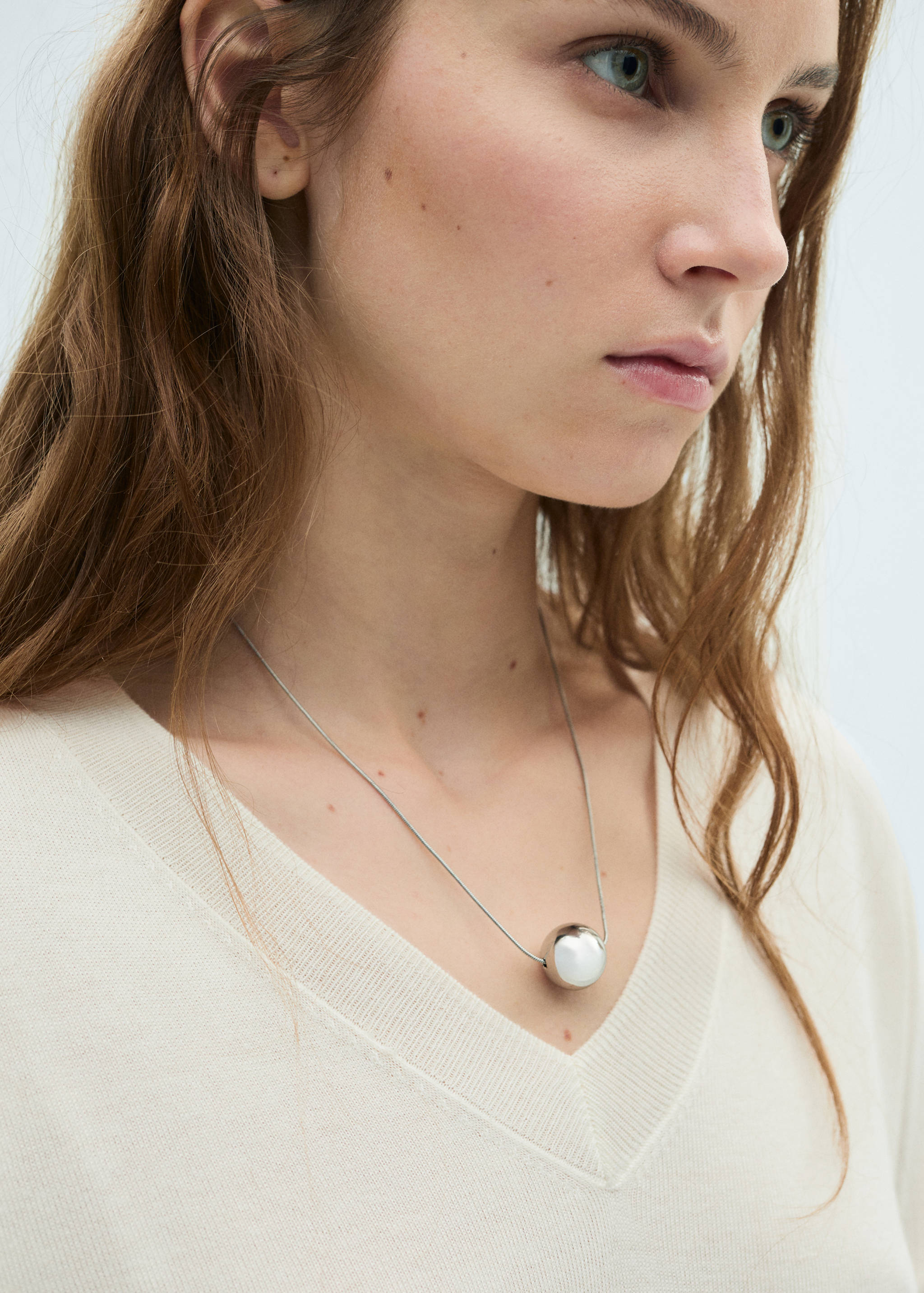 Silk-blend knitted sweater - Details of the article 1