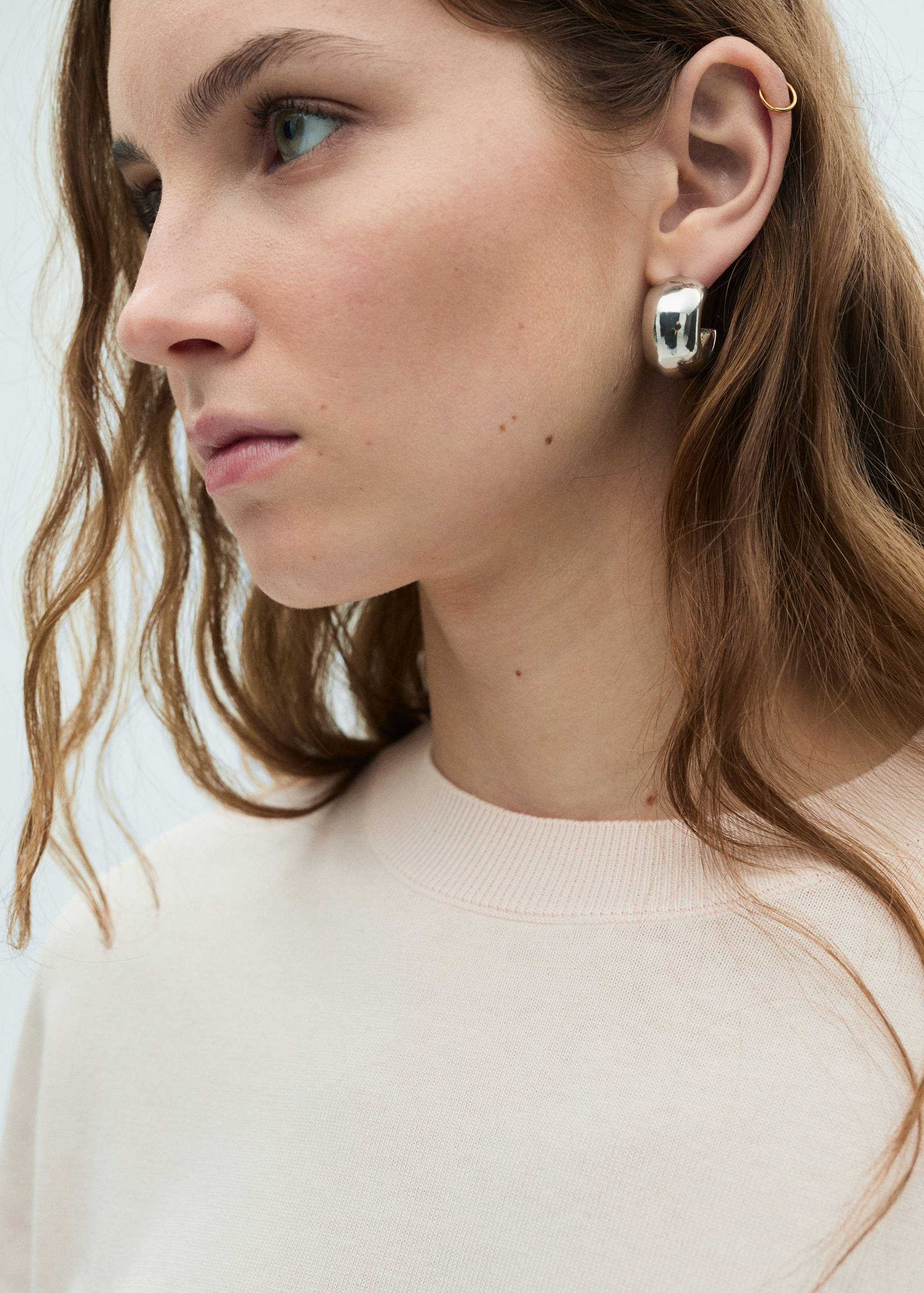 Silk-blend knitted sweater - Details of the article 1