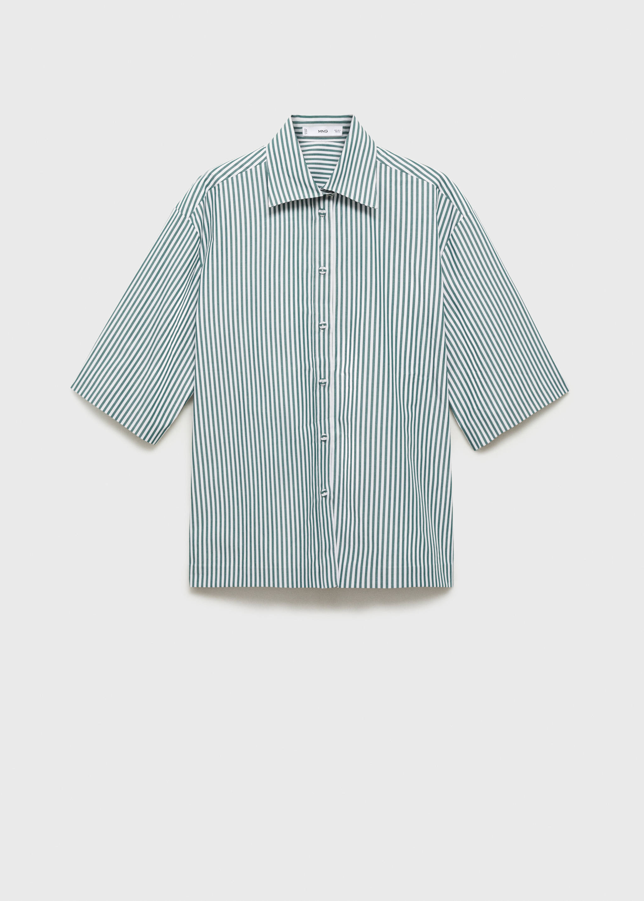 Camisa rayas manga corta algodón - Artículo sin modelo