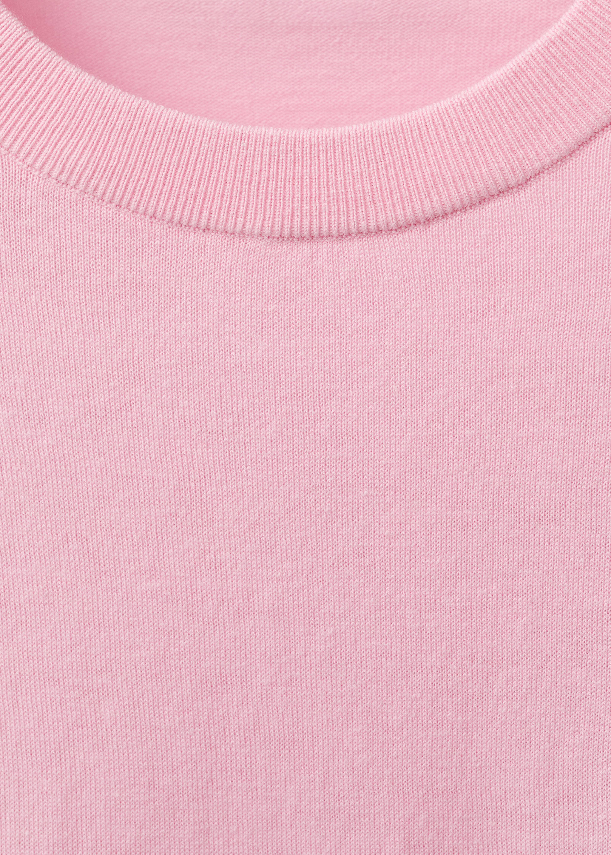 Pull-over laine mélangée col rond - Détail de l'article 8