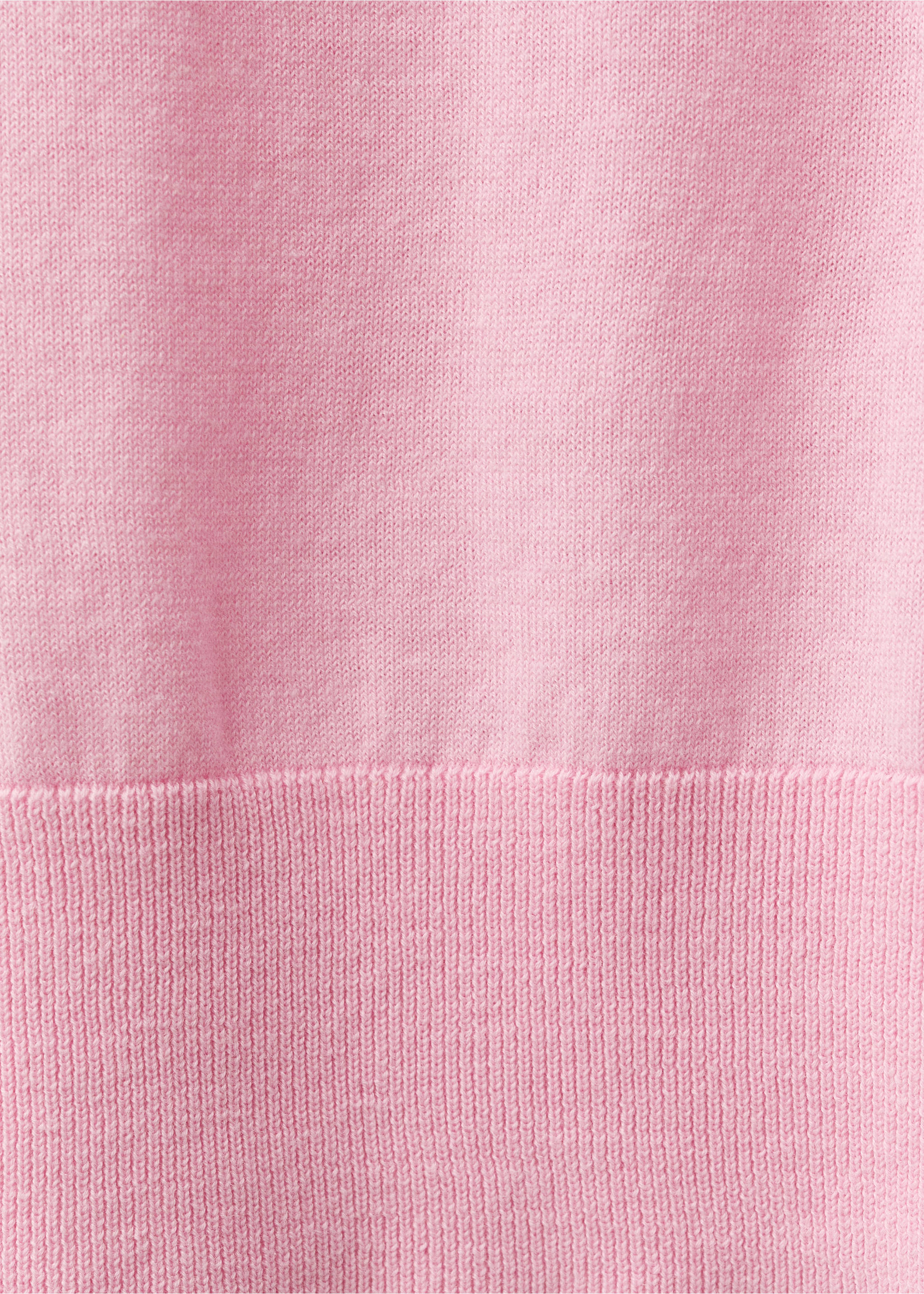 Jersei barreja llana coll rodó - Detall de l'article 0, Rosa. Ref: 87014090-00.