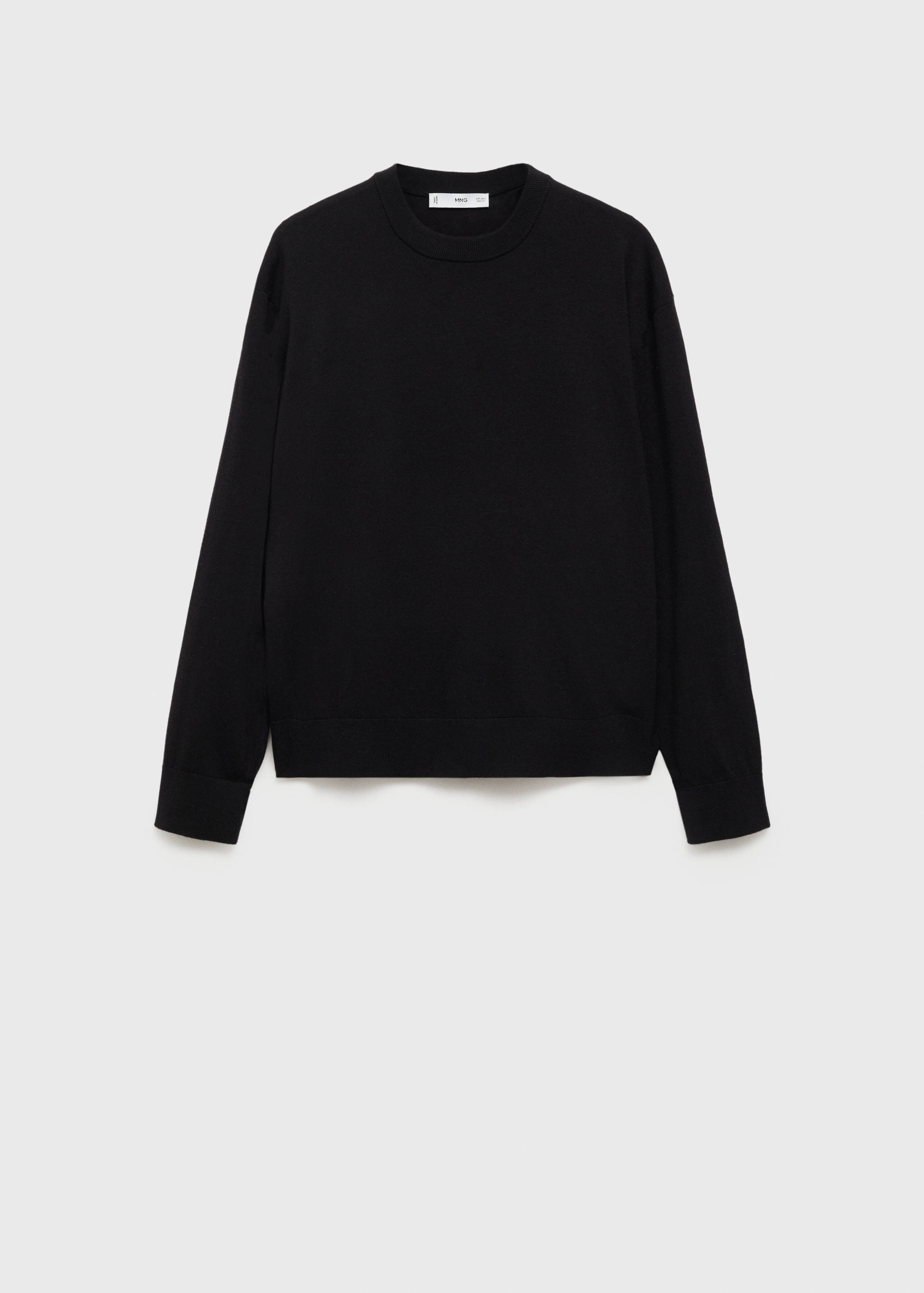 Wool-blend round-neck sweater - Article without model