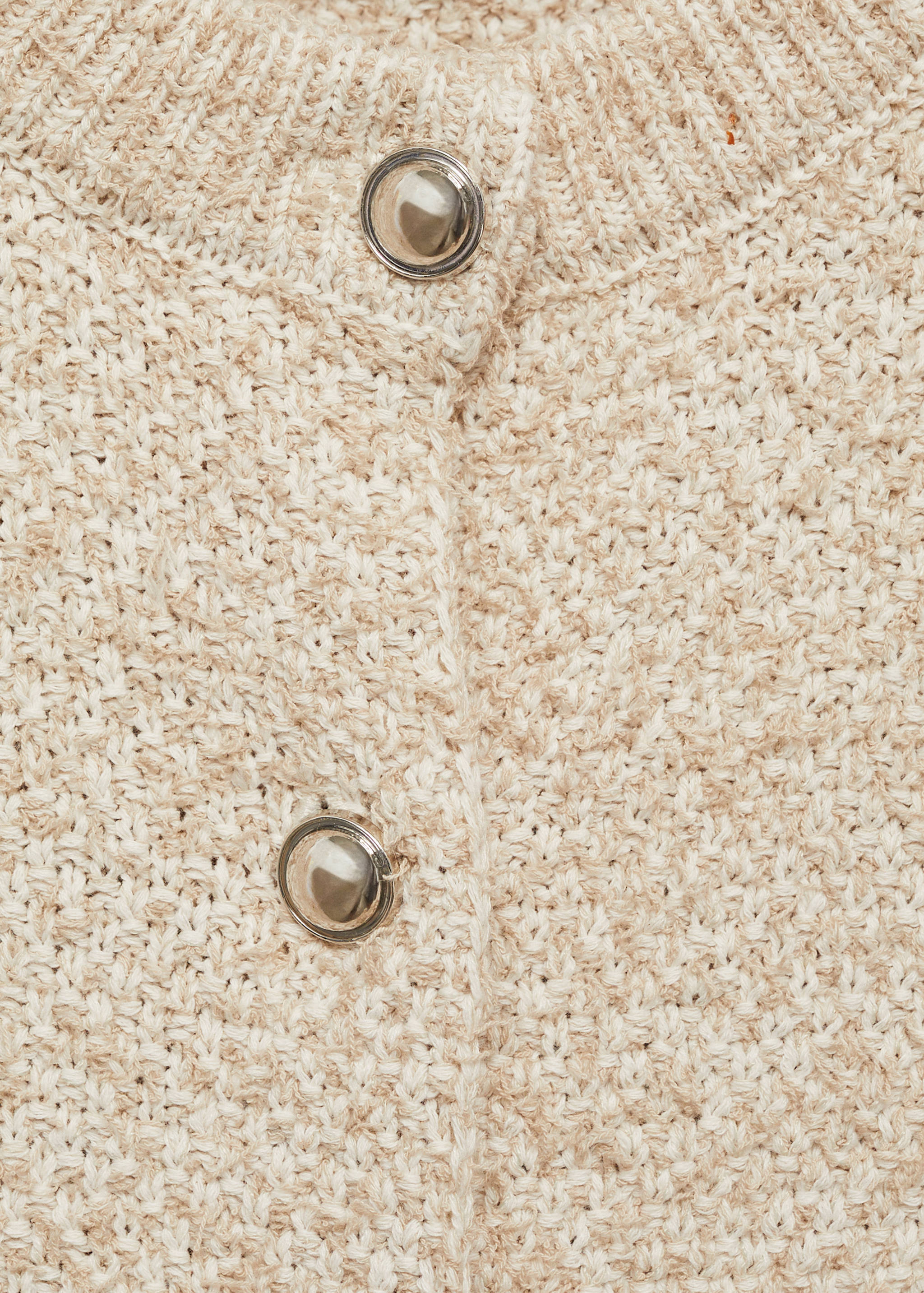 Chunky-knit jacket with buttons - Details of the article 8