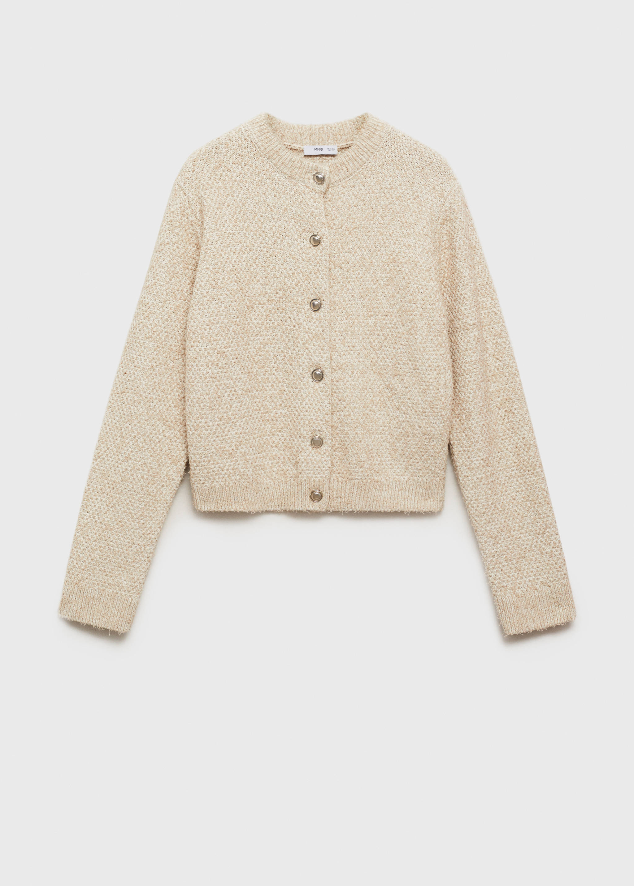 Grobstrickjacke mit Knöpfen - Artikel ohne Model