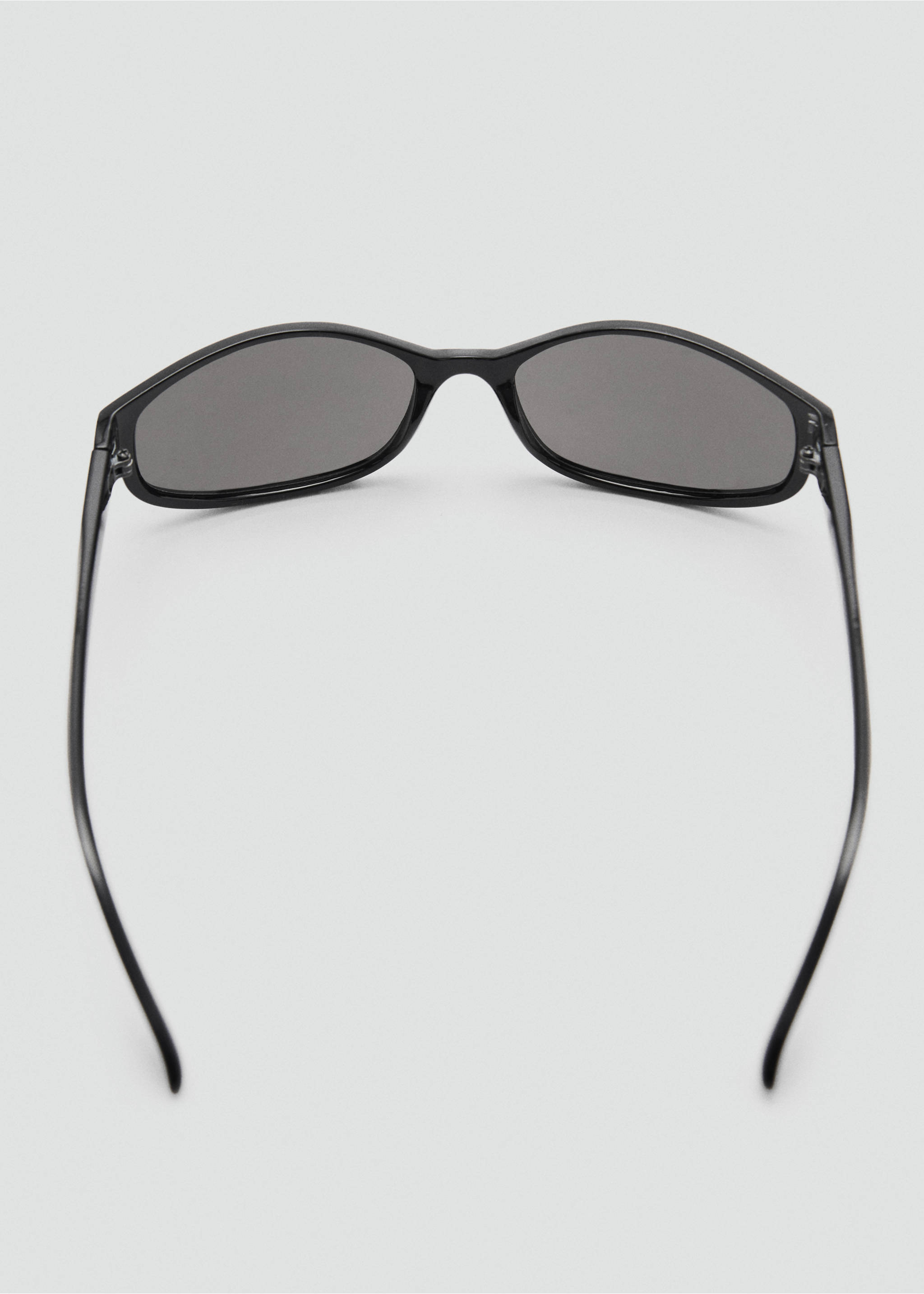 Thin-frame sunglasses - Details of the article 1, Black. Ref: 87014392-00.