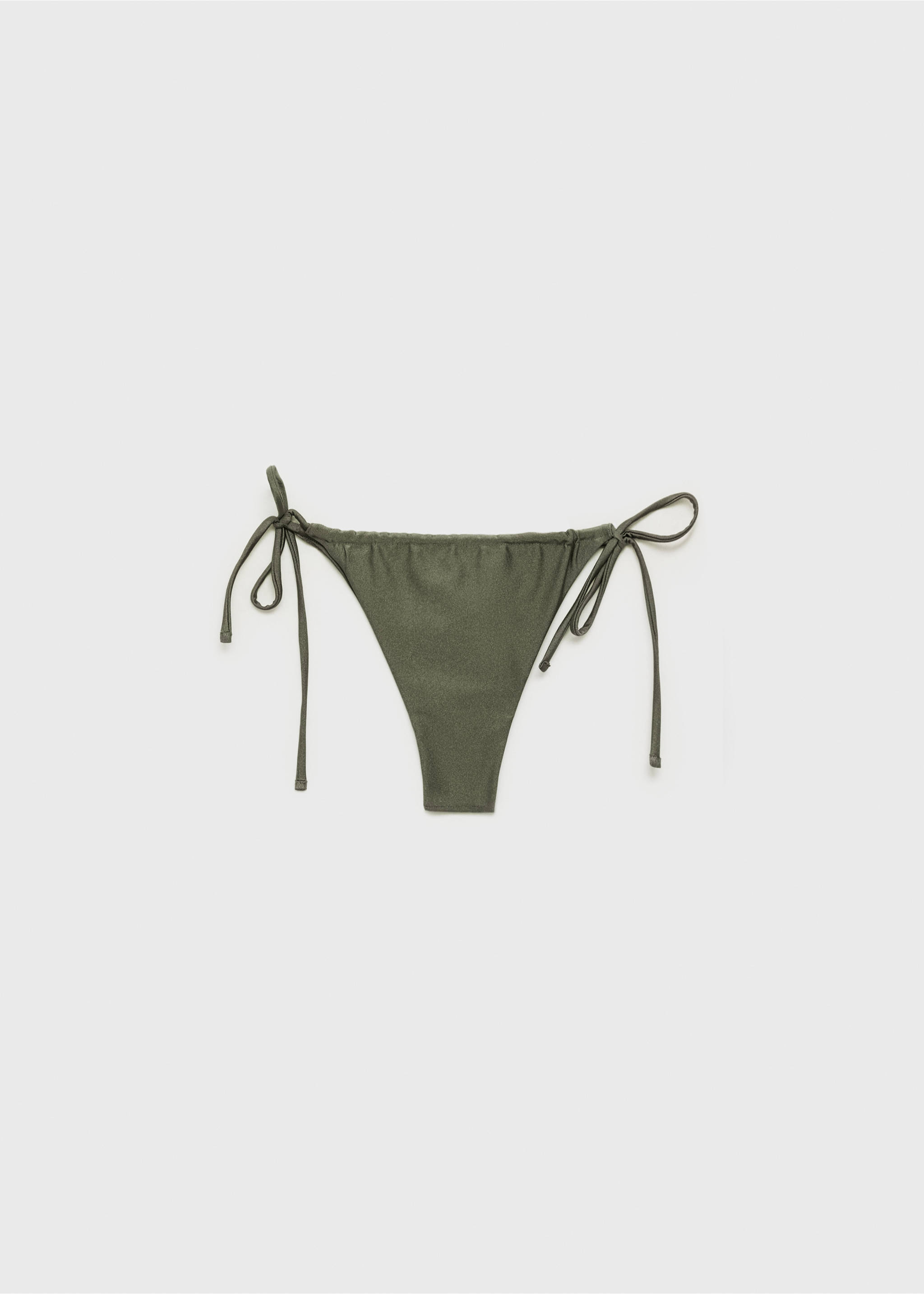 Bikini bottoms with bows - Article without model, Khaki. Ref: 87014396-00.
