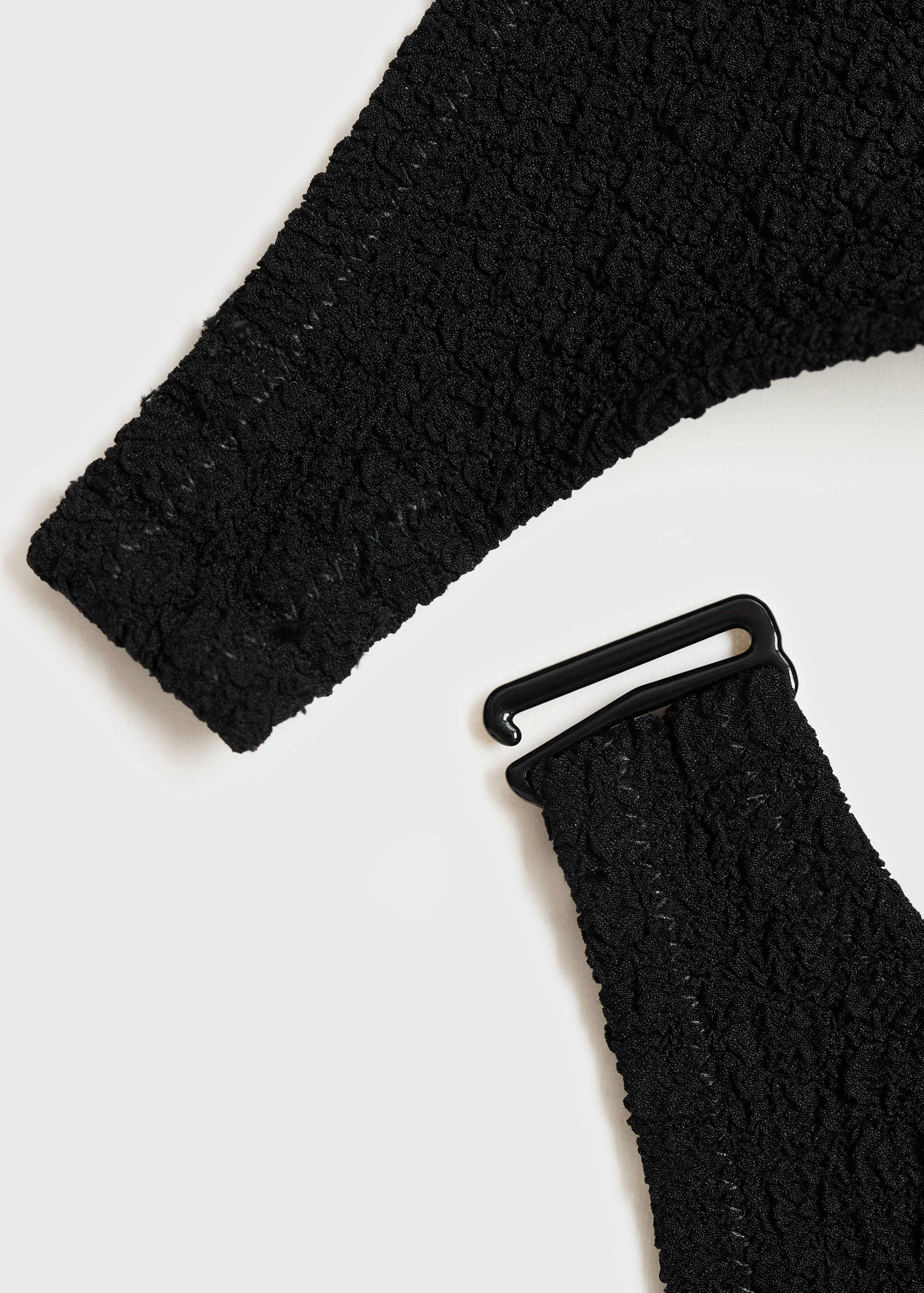 Towel-effect bikini top - Details of the article 0