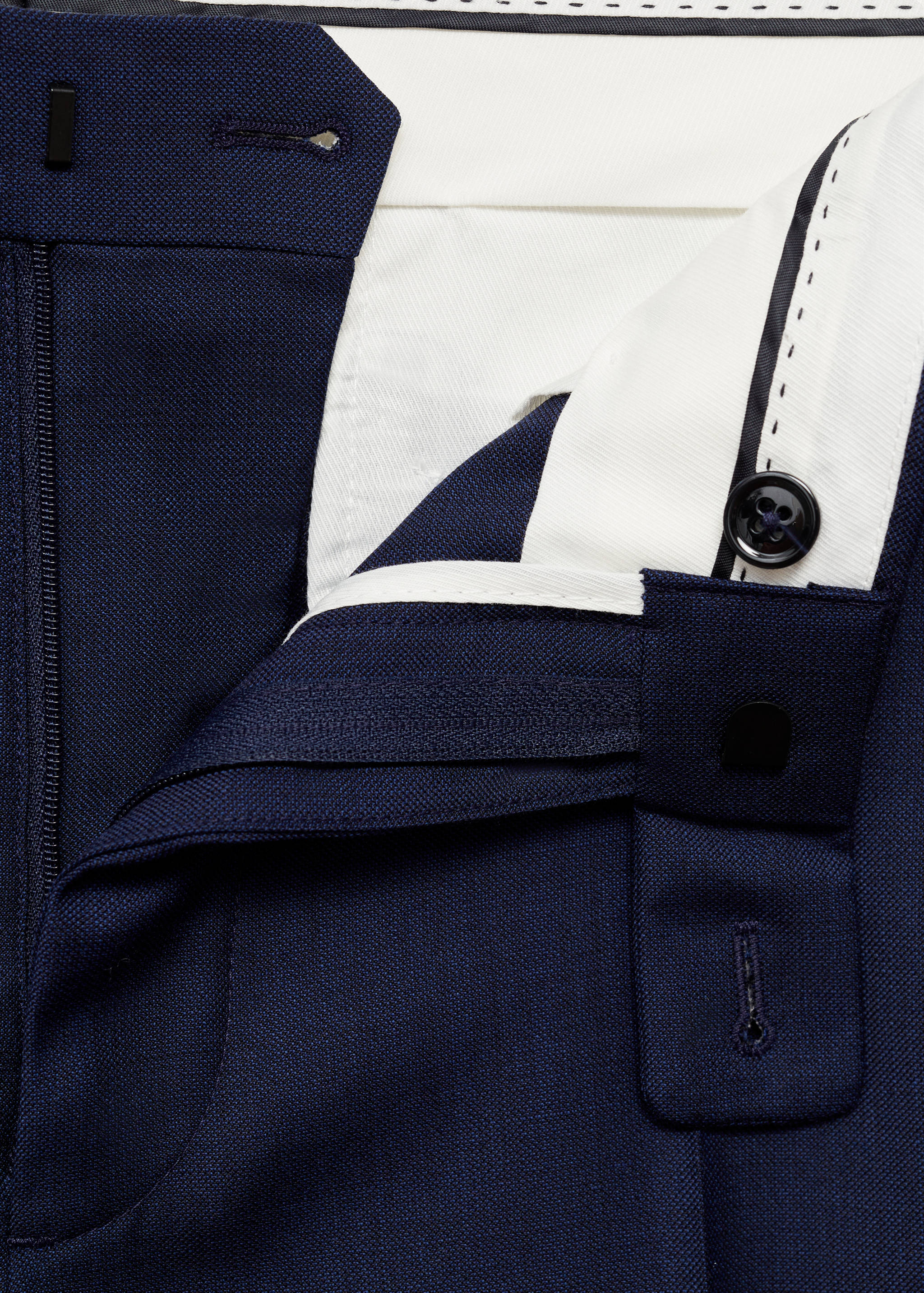 Turin 100% virgin wool suit trousers - Details of the article 8