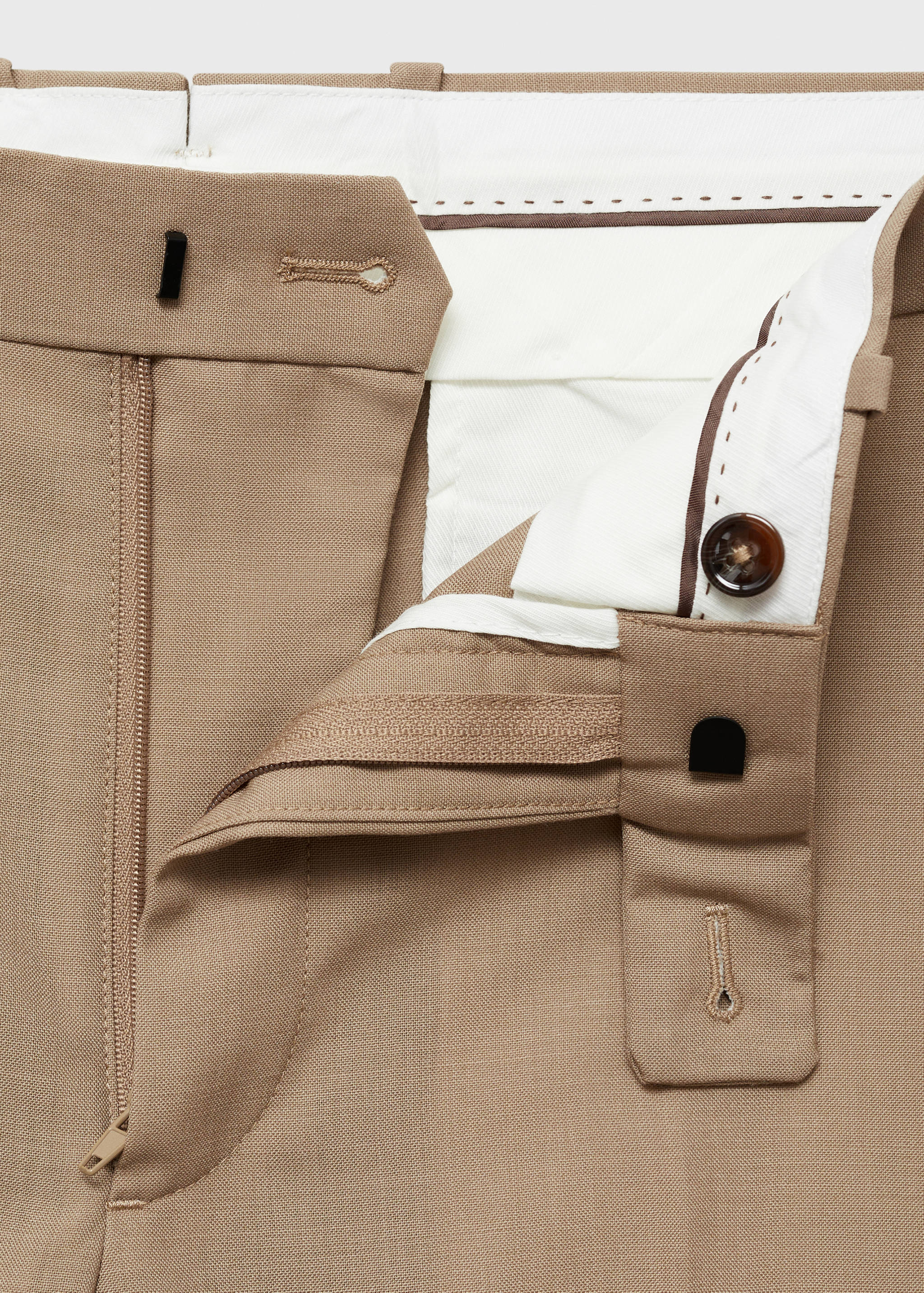 Turin 100% virgin wool suit trousers - Details of the article 0