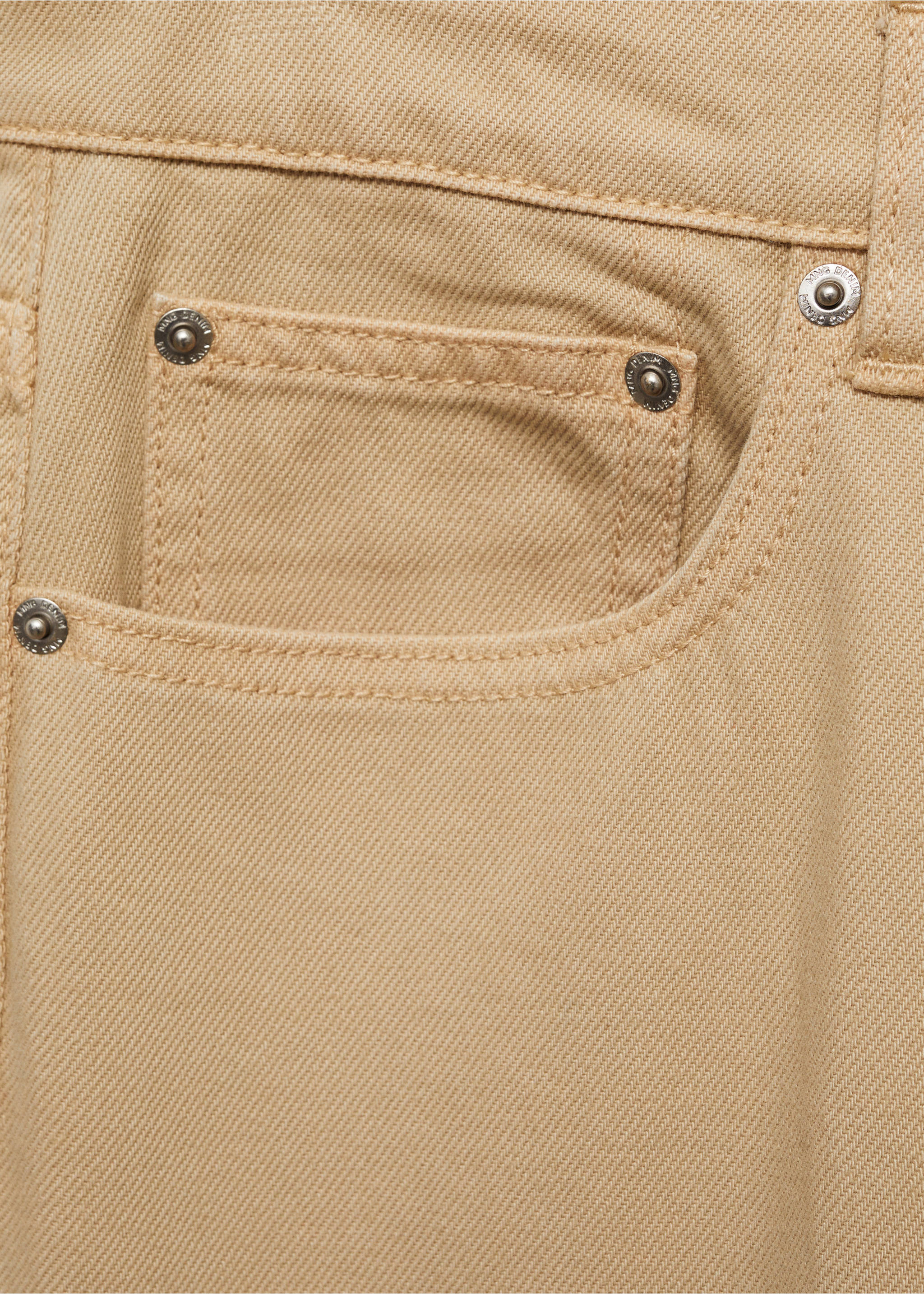 Jeans Bob regular fit - Detalle del artículo 0, Beige. Ref: 87014401-00.