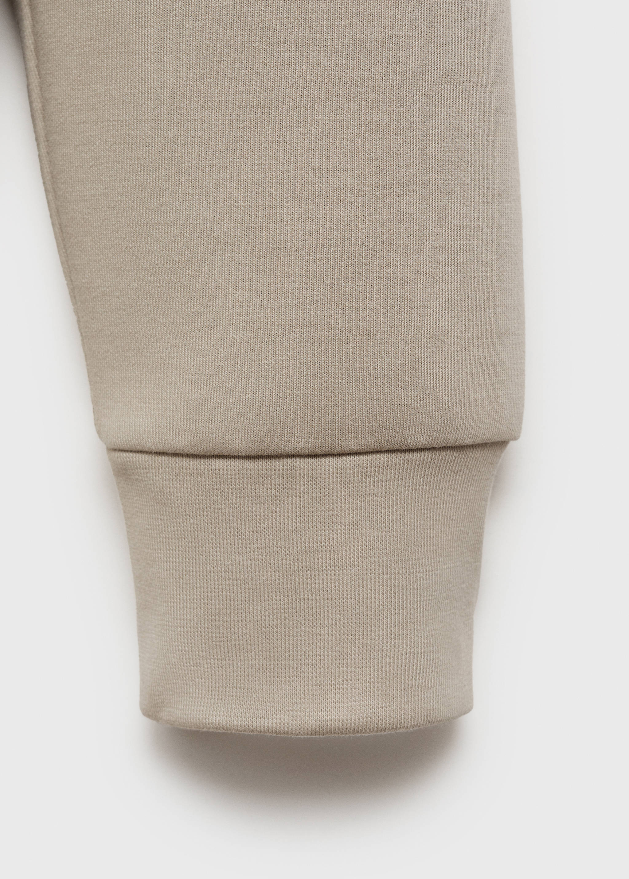 Regular-fit cotton sweatshirt with zipper - Details of the article 0