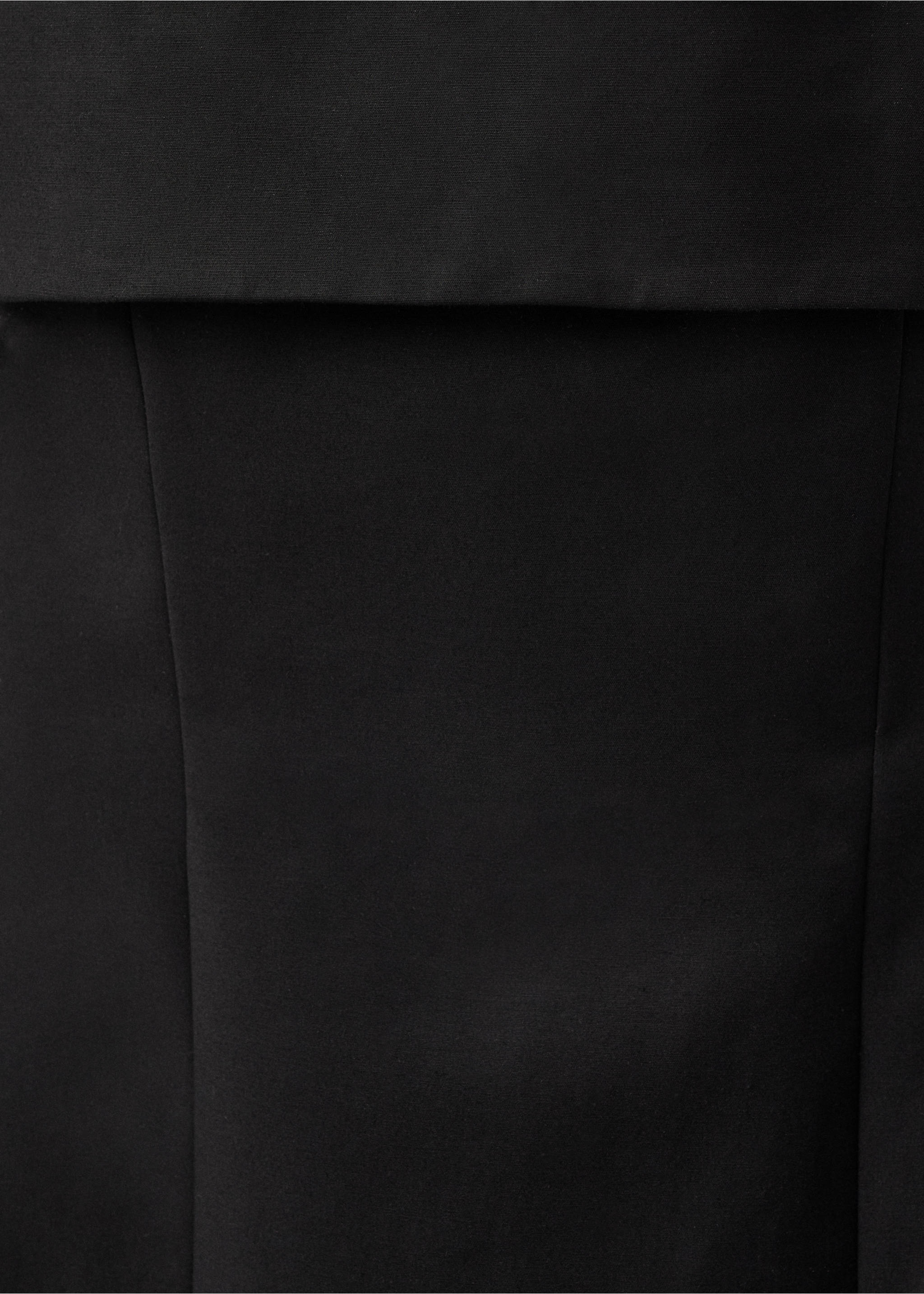 Robe évasée bustier - Détail de l'article 8, Noir. Ref: 87014424-00.