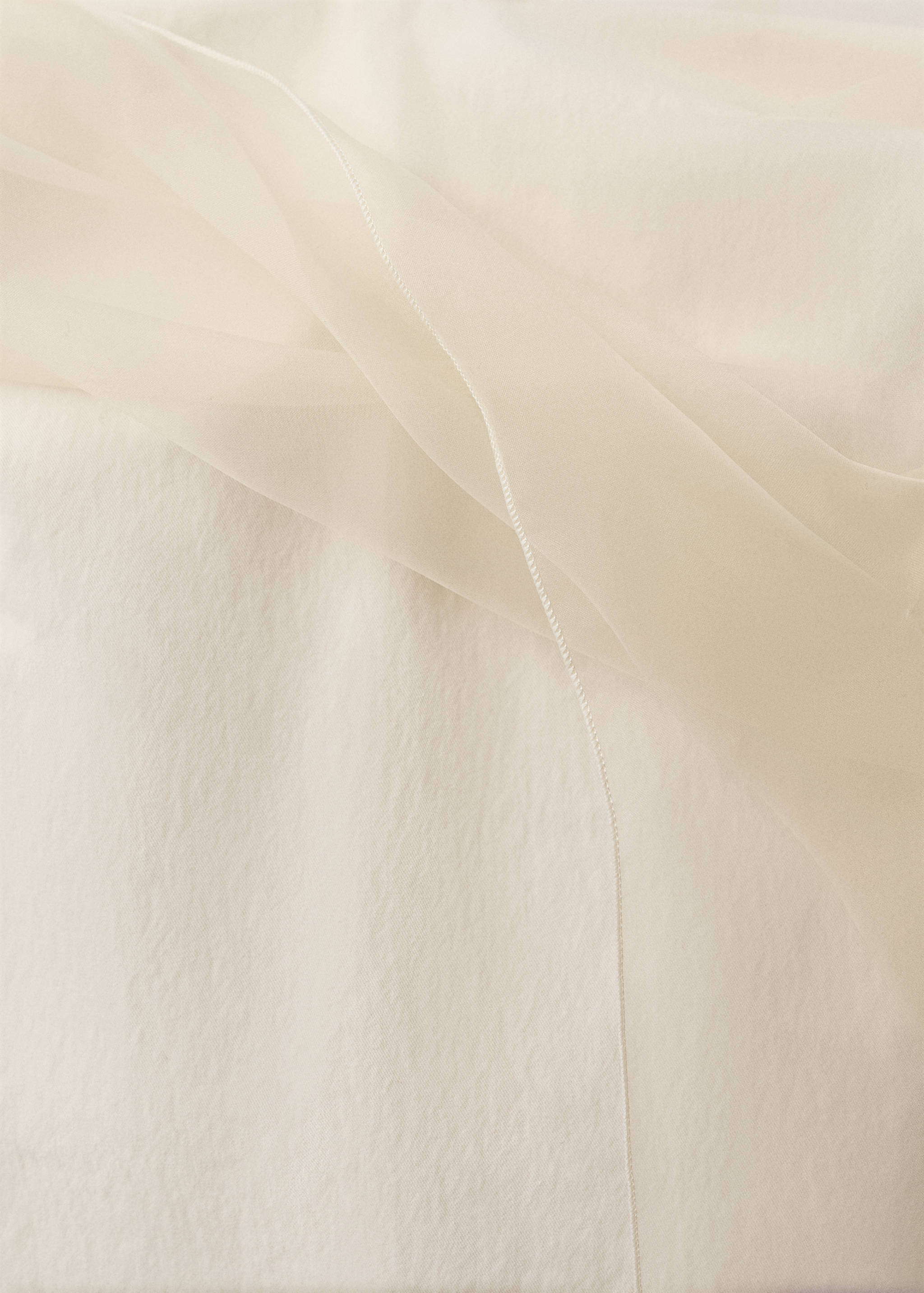 Kort kjole med kombinert chiffon - Artikkeldetalj 8