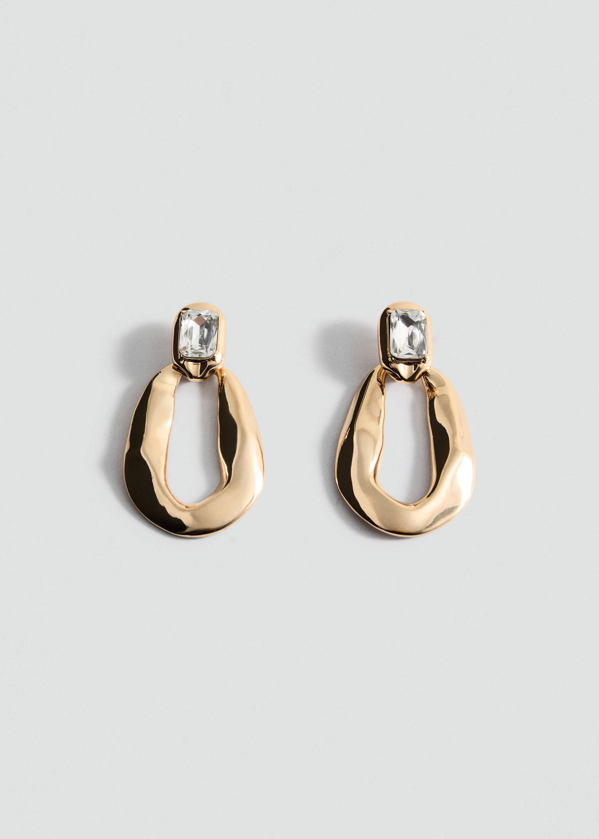 Stone pendant earrings - Article without model