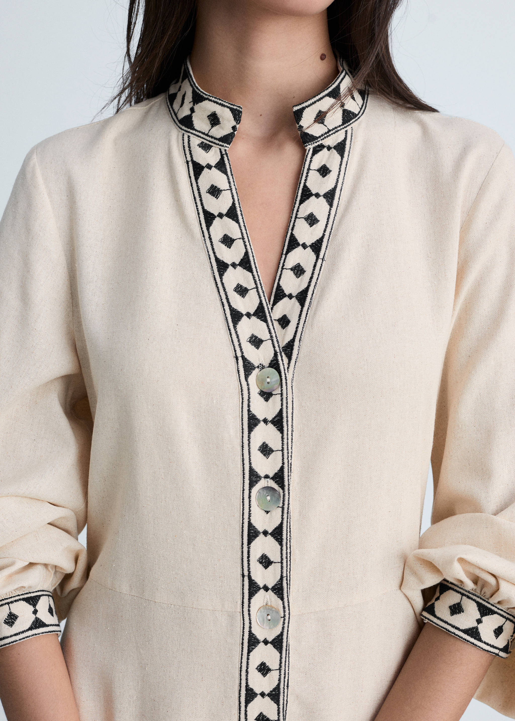 Openwork cotton dress - Details of the article 6