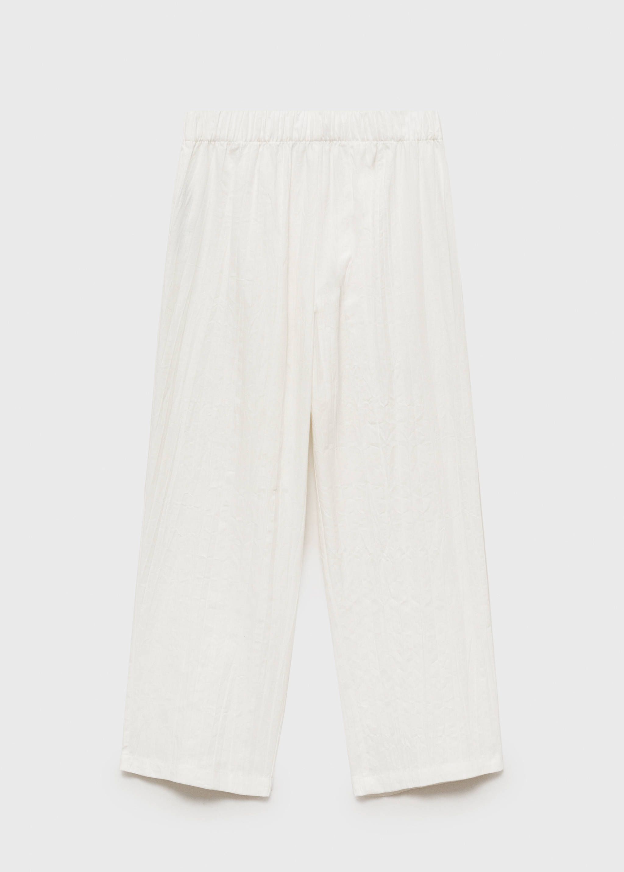 Pantalón traje culotte mezcla lino - Artículo sin modelo
