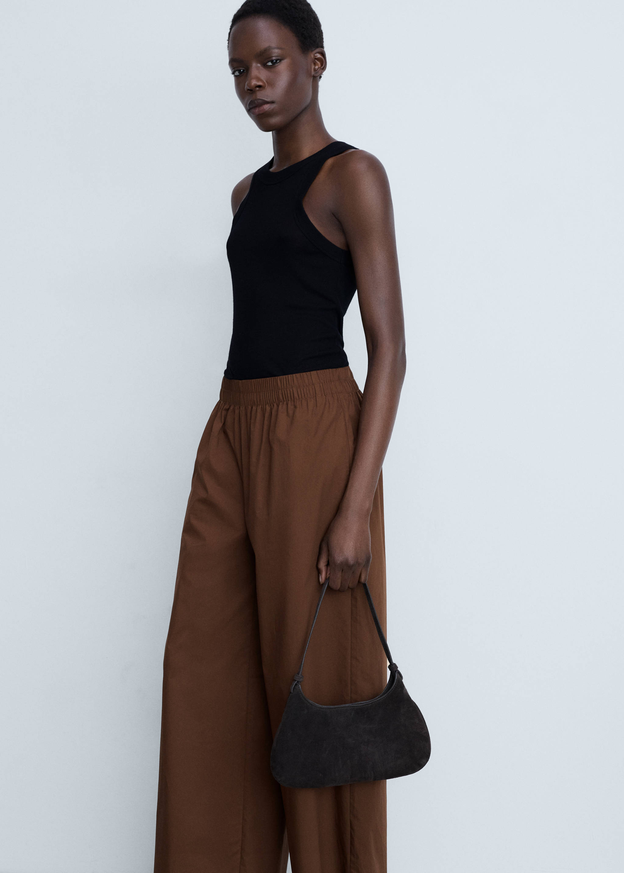 Cotton culotte trousers - Details of the article 2