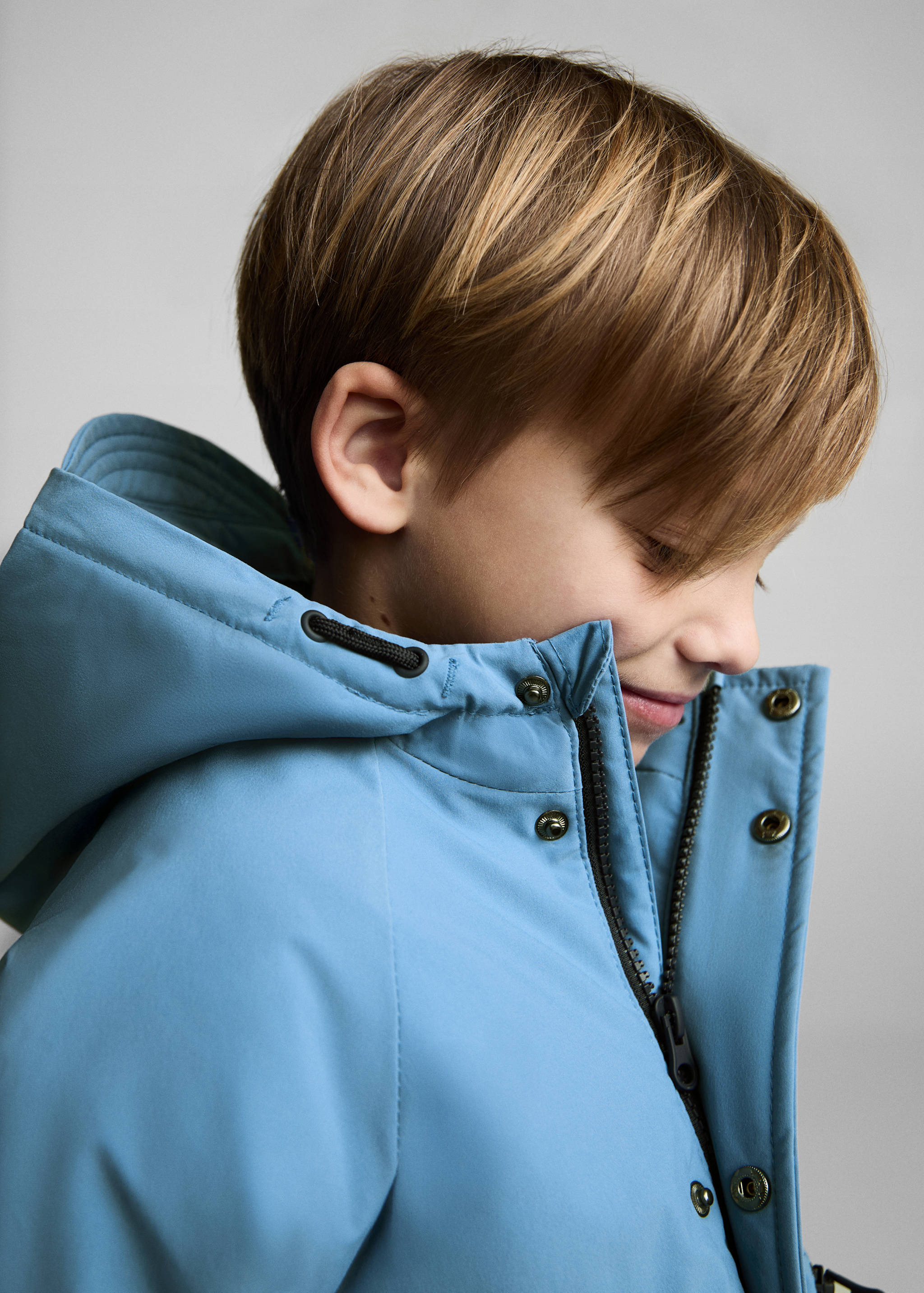 Waterdichte parka met gewatteerde voering - Detail van het artikel 1